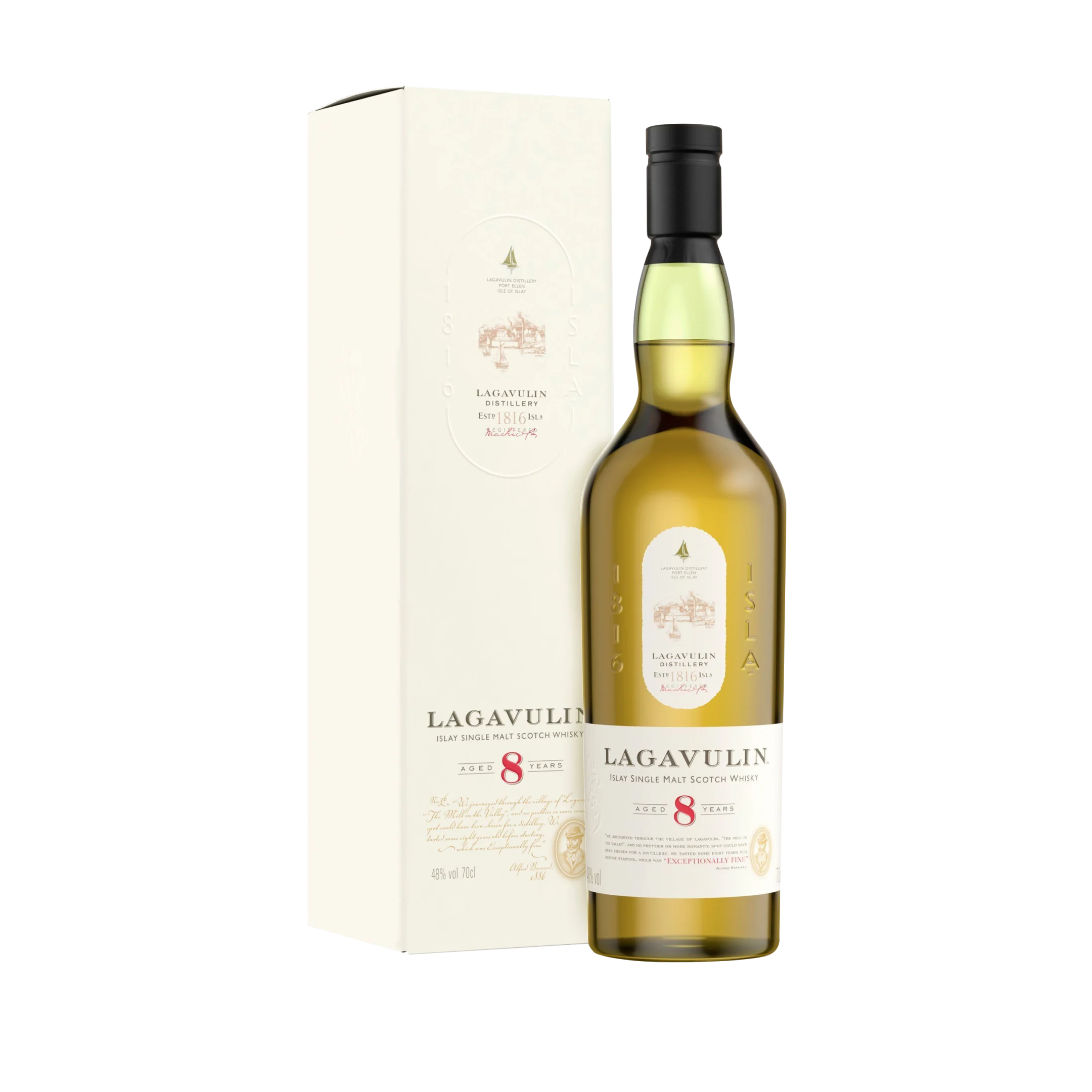 Lagavulin 8 Year Old Single Malt Scotch Whisky, 70cl