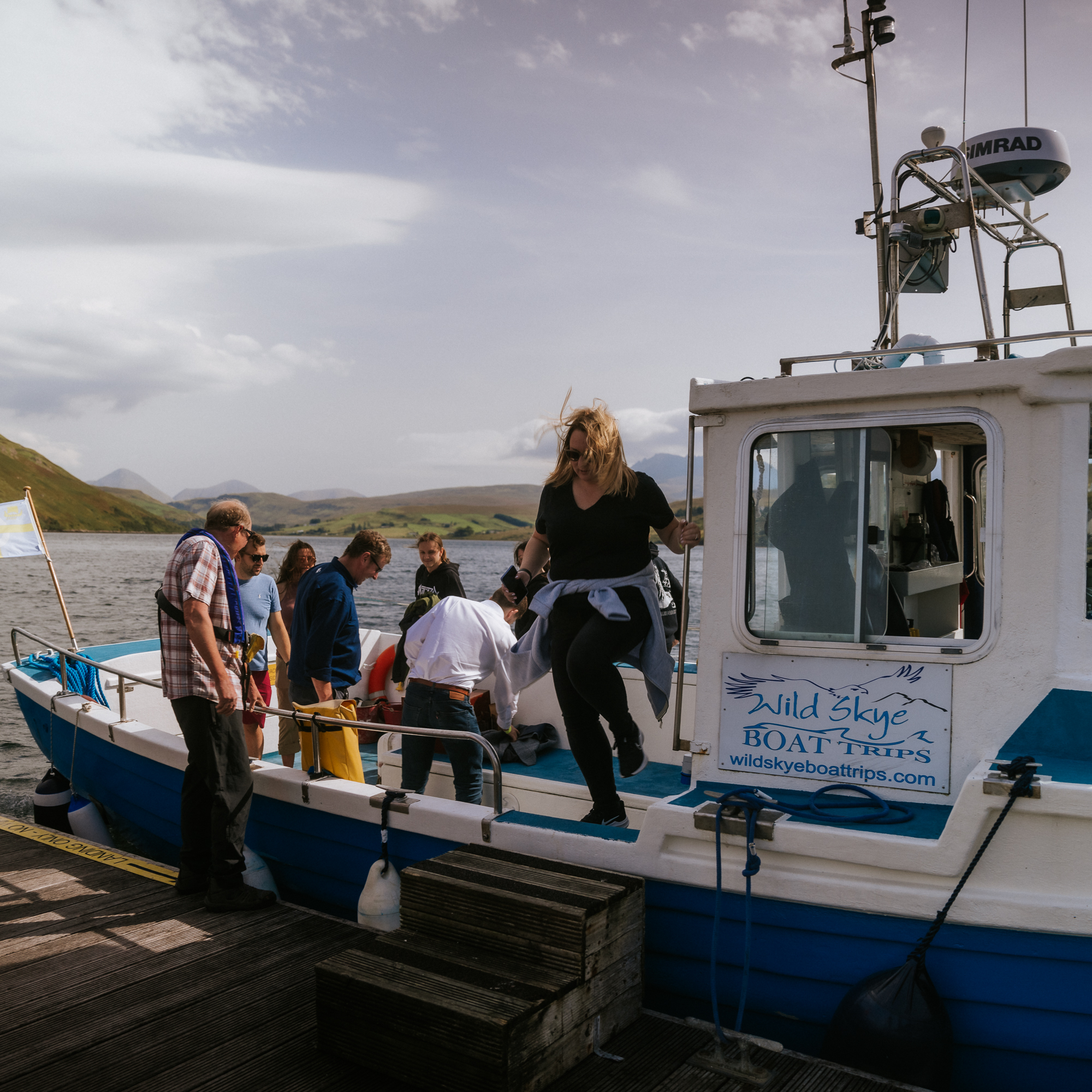 Ein Blick auf das Wasser und die Landschaft