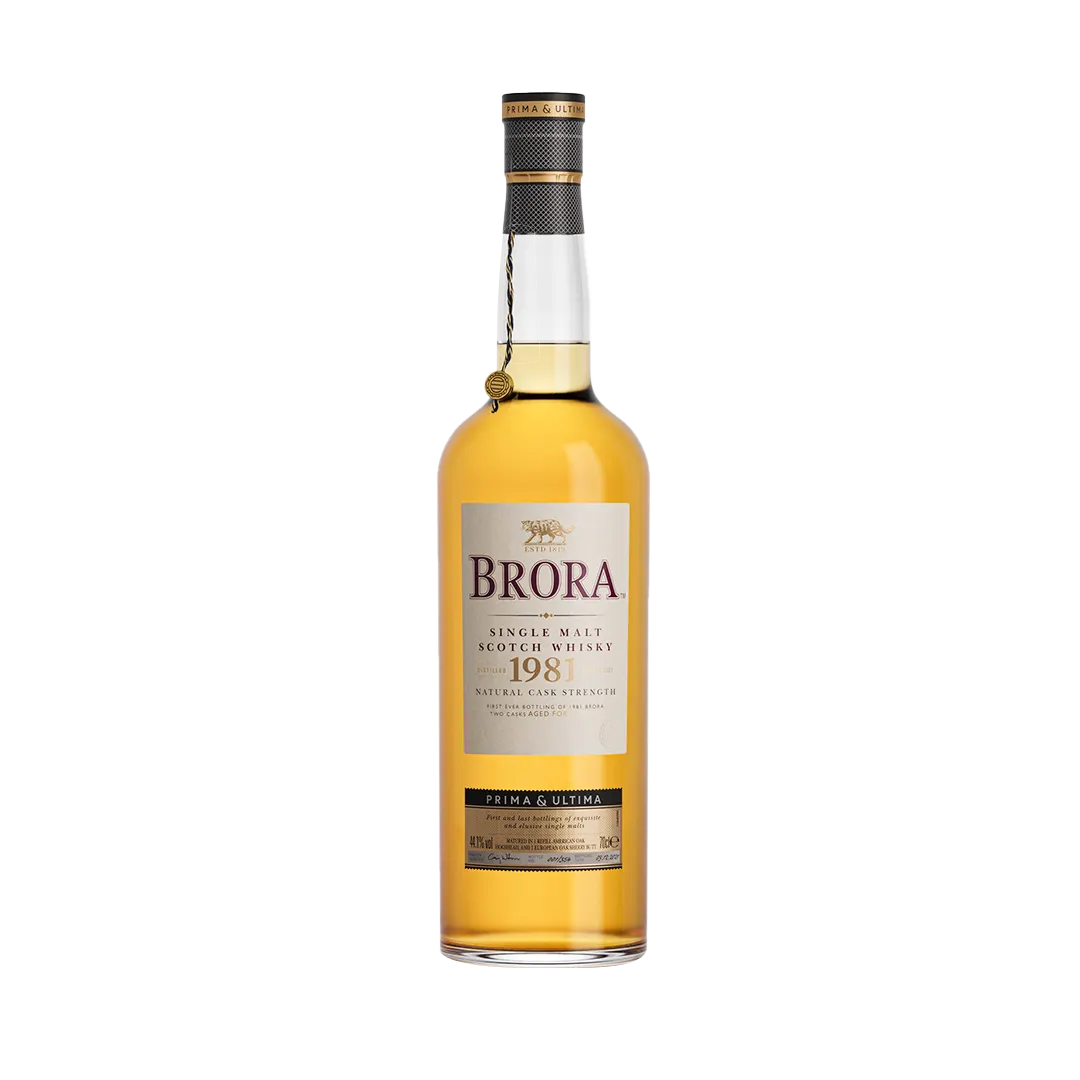 Brora 1981 Single Malt Whisky Prima & Ultima Third Release Front of Bottle