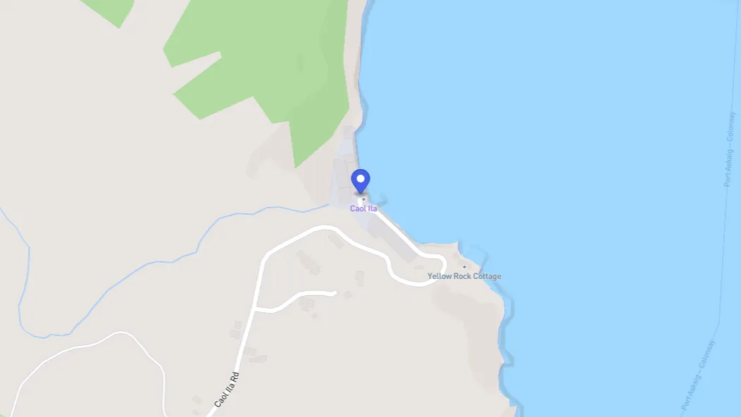 Map view of Caol Ila distillery