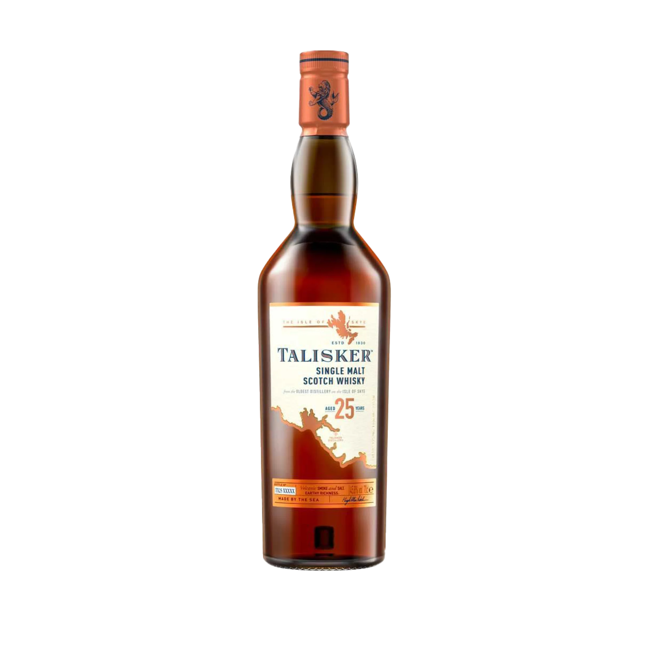 Talisker 25 Year Old Single Malt Scotch Whisky, 70cl