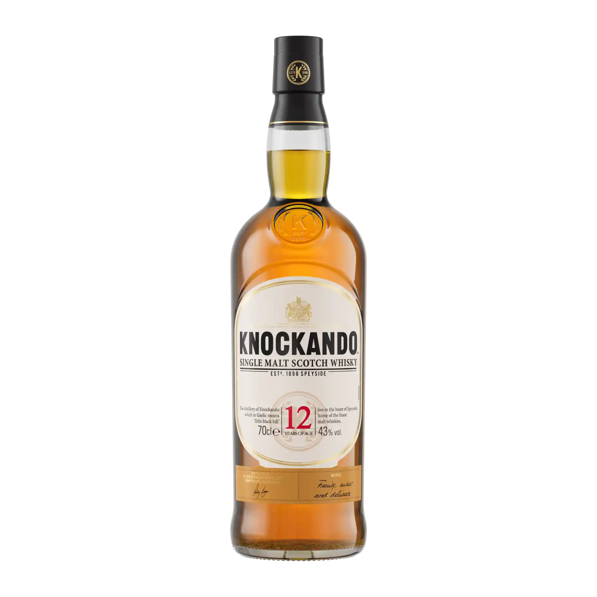 Knockando 12 Year Old Single Malt Scotch Whisky, 70cl