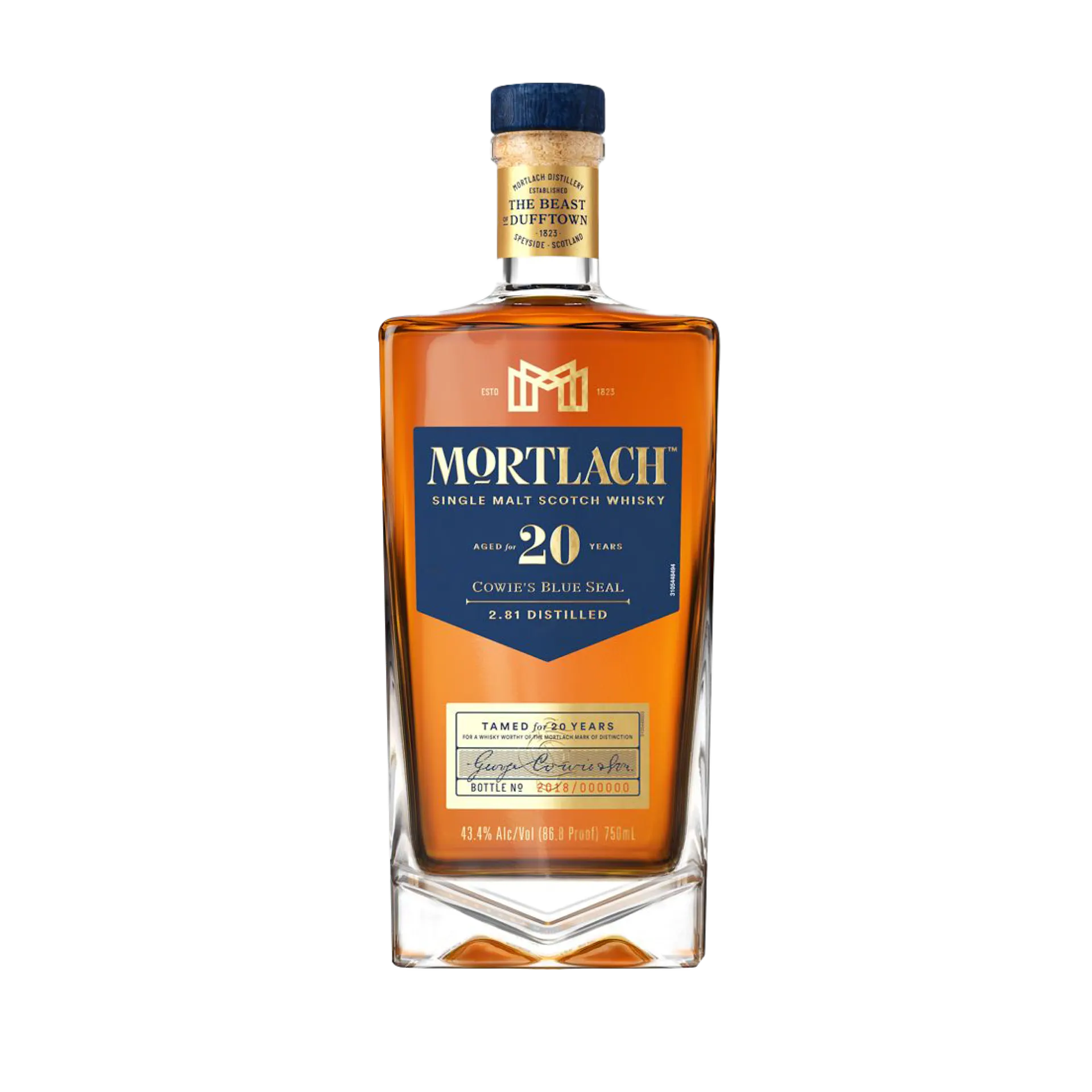 Mortlach 20 Year Old Single Malt Scotch Whisky, 750ml