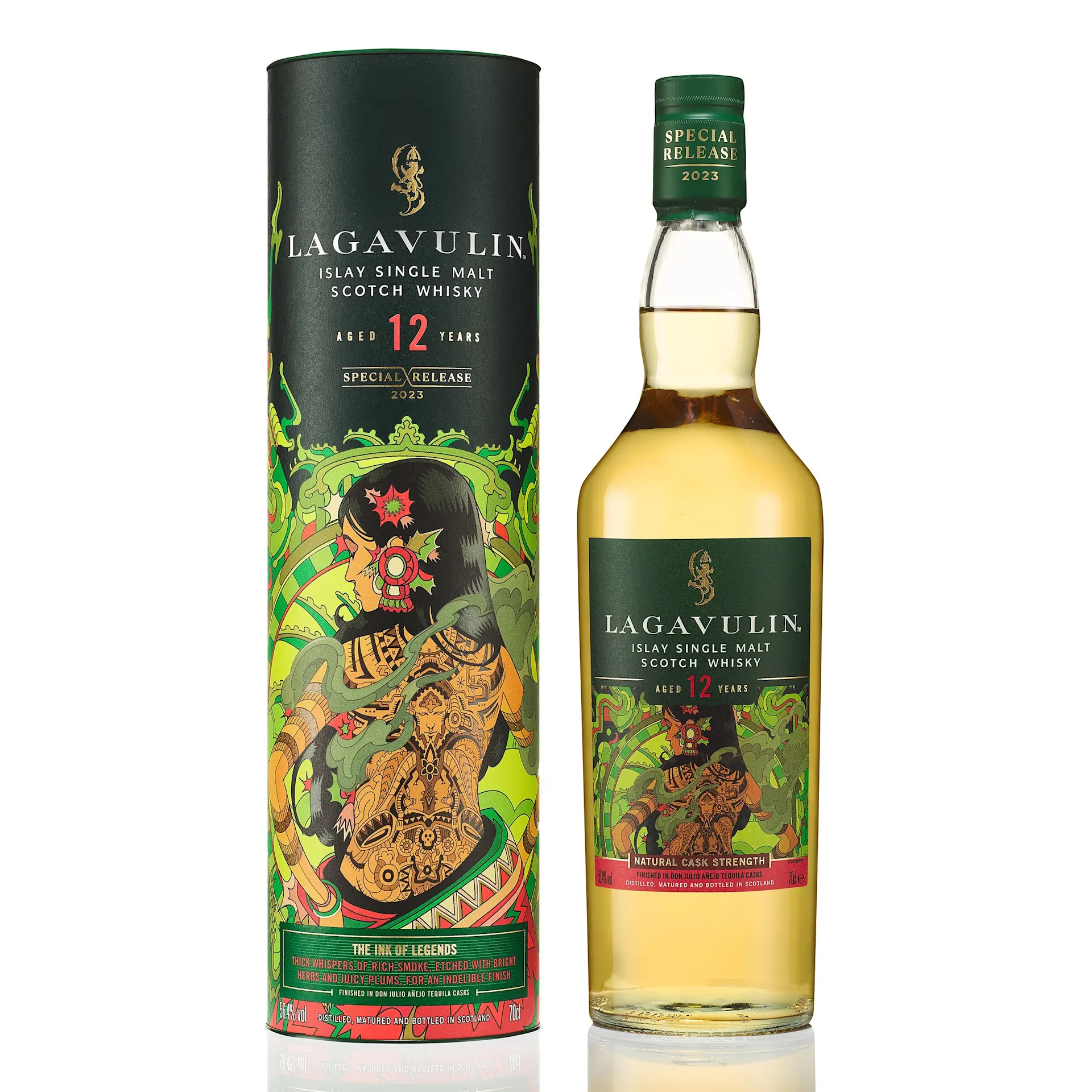 Lagavulin 12 Year Old Special Releases 2023 Single Malt Scotch Whisky Front of Bottle