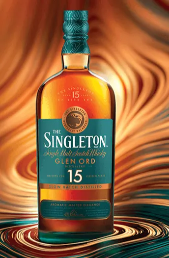 The singleton Glen ord 15 years old bottle