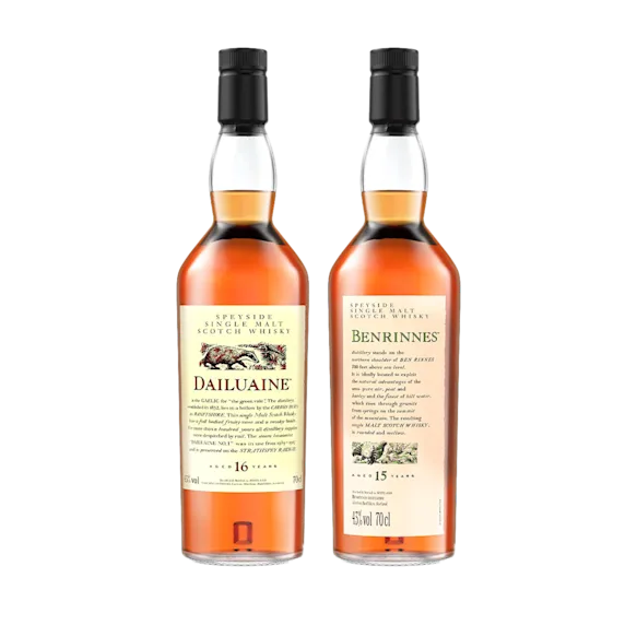 Flora & Fauna Bundle - Benrinnes 15 Year Old & Dailuaine 16 Year Old Single Malt Scotch Whisky, 2x70cl