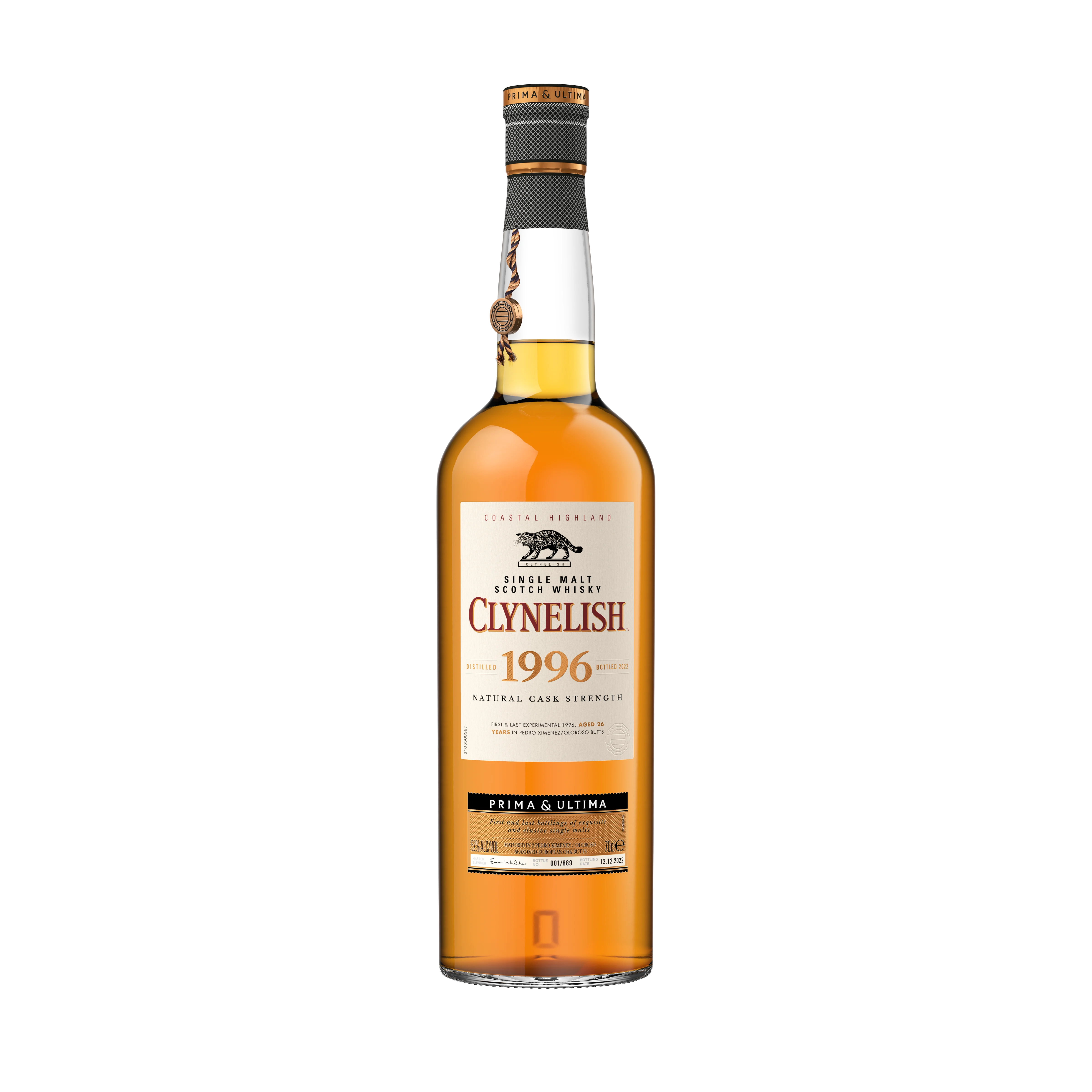 Clynelish 1996 Single Malt Scotch Whisky Prima & Ultima Fourth Release Front of Bottle