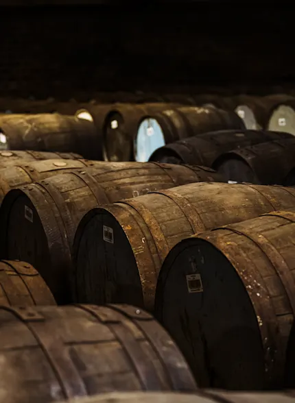 Whisky barrels
