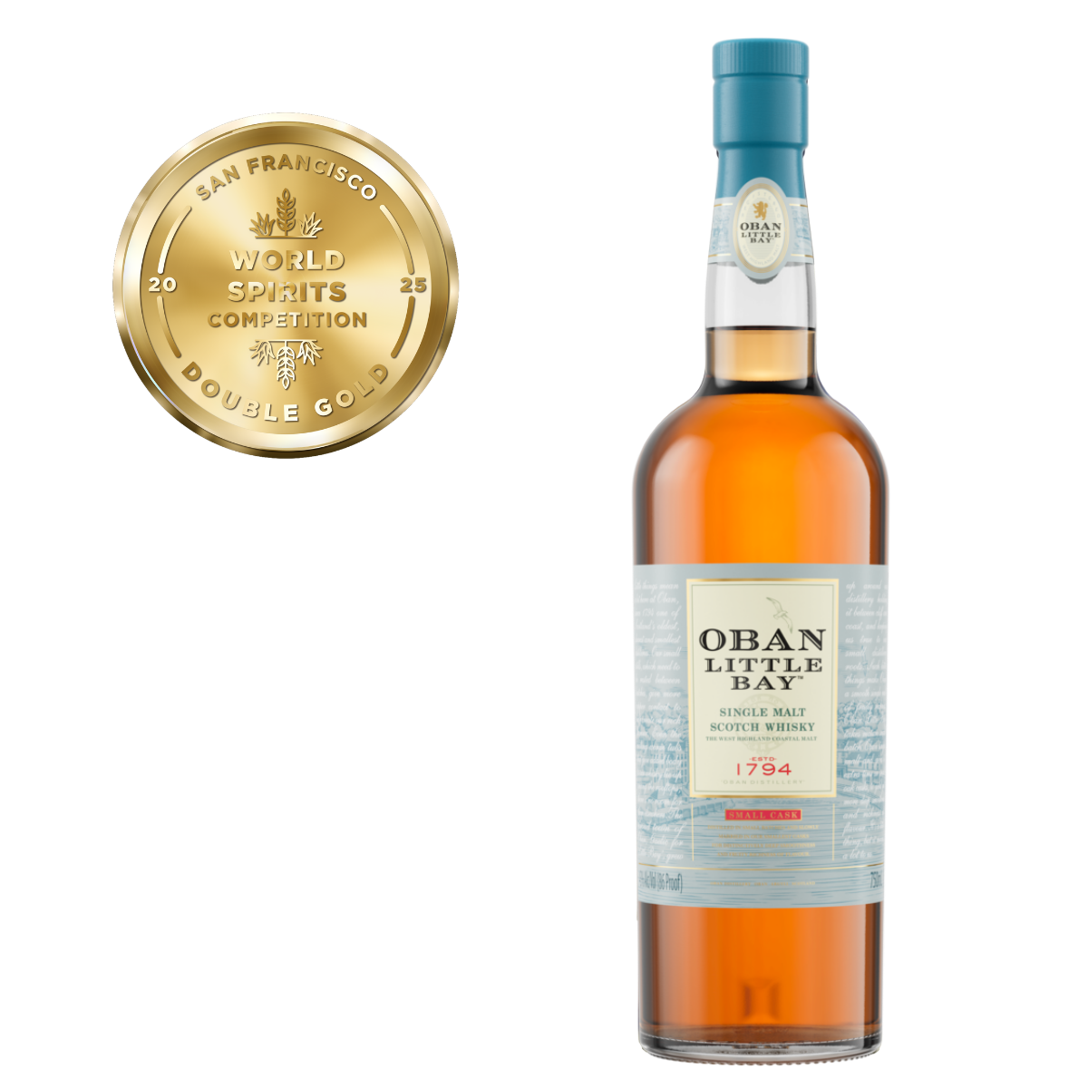 Oban Little Bay Single Malt Scotch Whisky San Francisco World Spirits Competition Double Gold