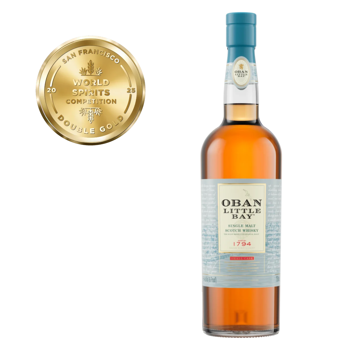 Oban Little Bay Single Malt Scotch Whisky San Francisco World Spirits Competition Double Gold