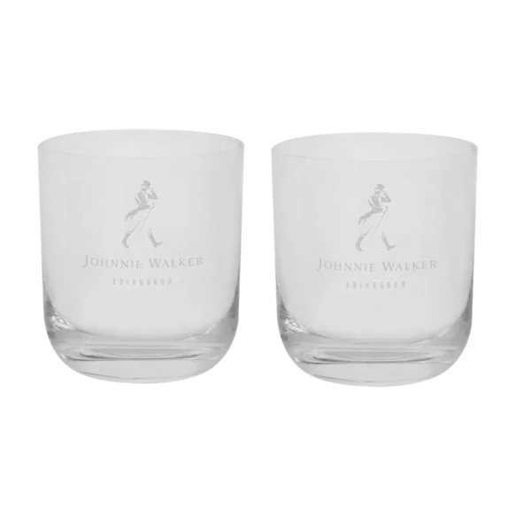 Set van twee Johnnie Walker Old Fashioned glazen.