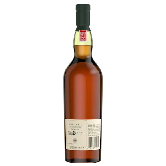 Lagavulin 16 Year Old Single Malt Scotch Whisky, 70cl - Back of Bottle