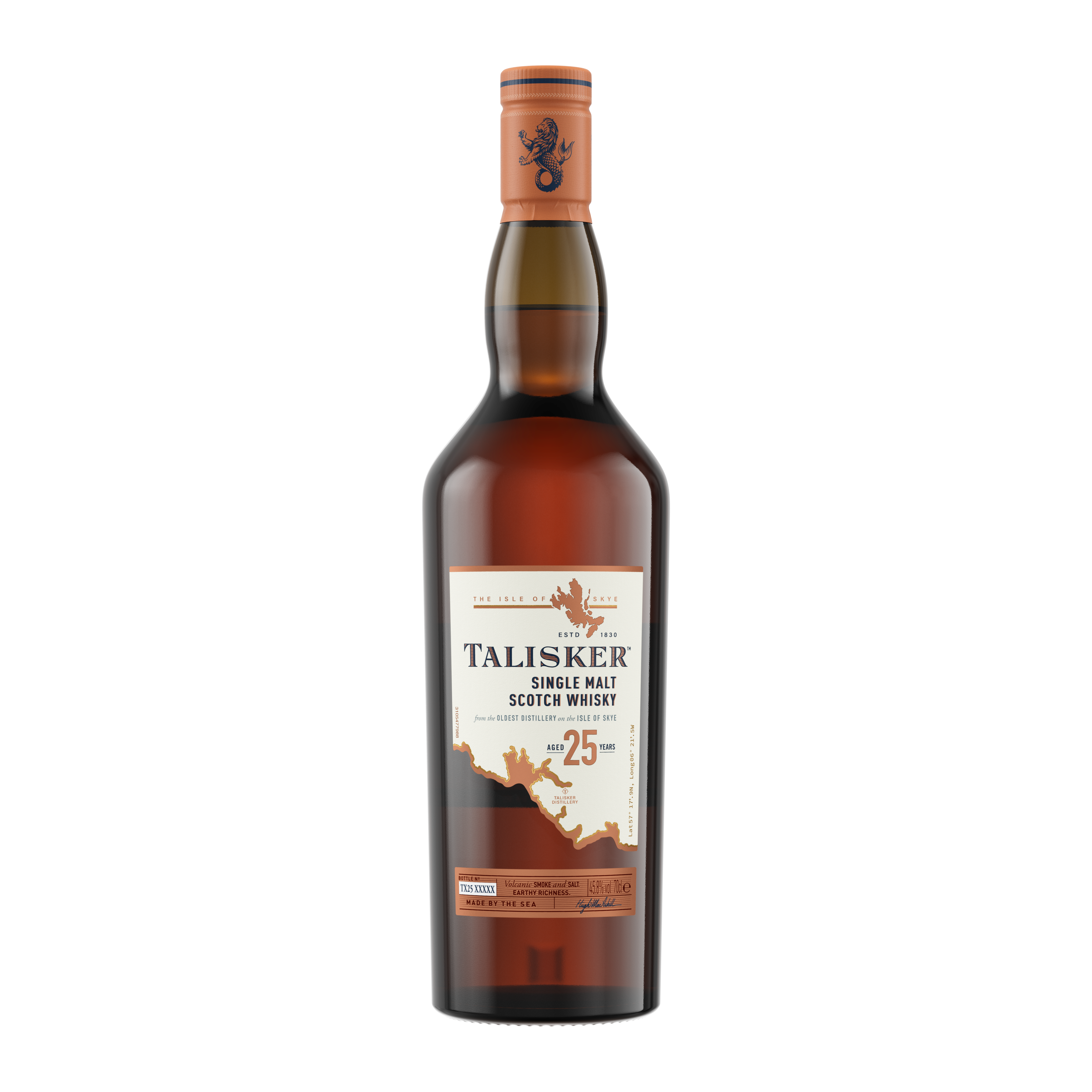 Talisker 25 Year Old Single Malt Scotch Whisky, 70cl 