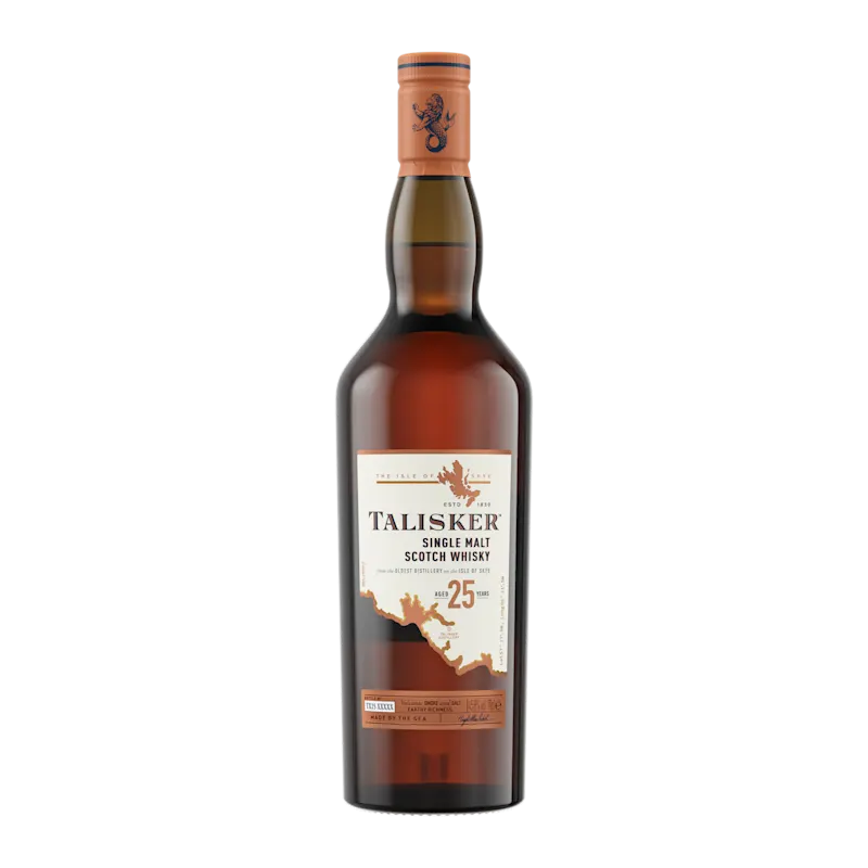 Talisker 25 Year Old Single Malt Scotch Whisky, 70cl | Malts NL