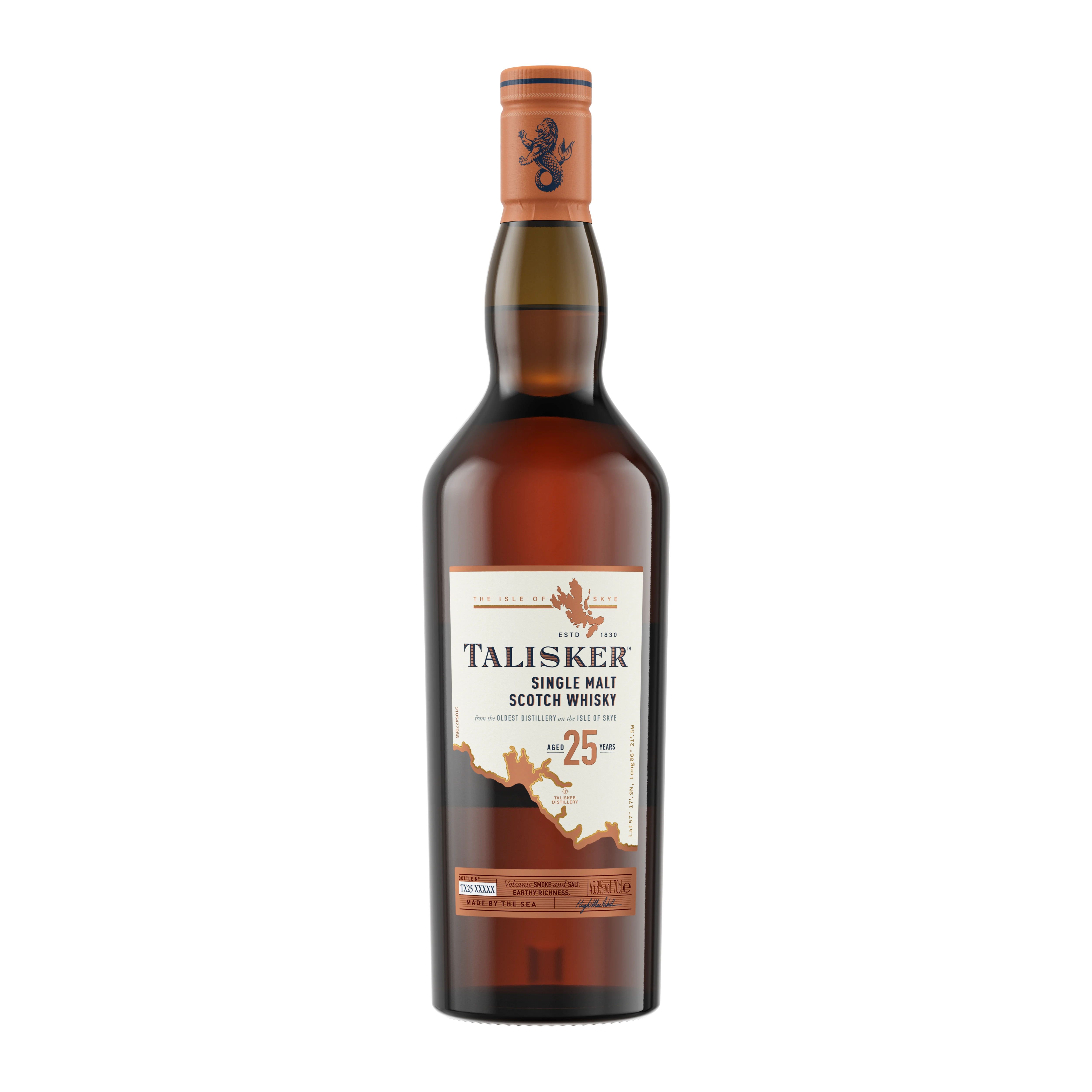 Talisker 25 Year Old Single Malt Scotch Whisky, 70cl 