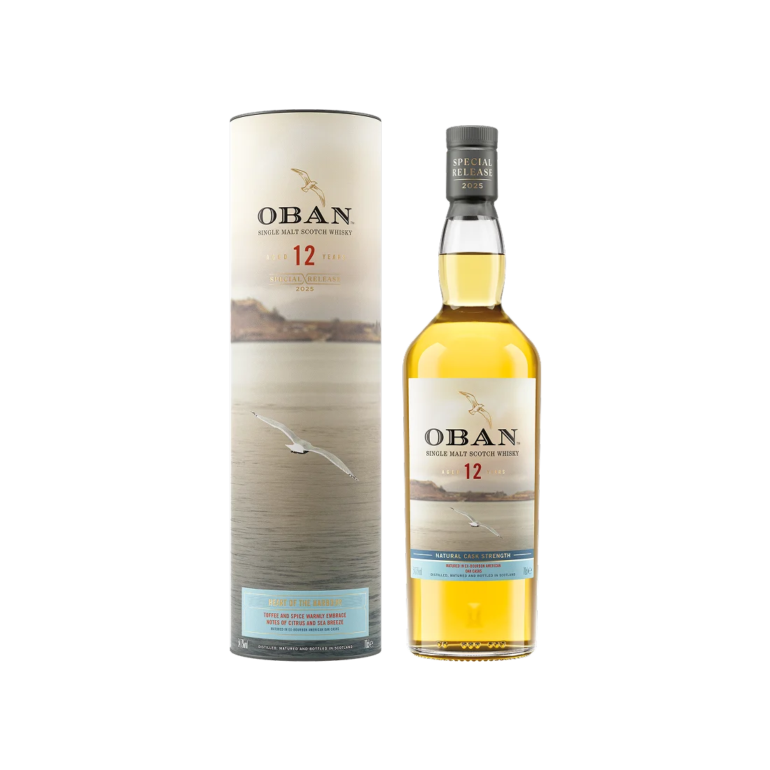 Oban Heart of the Harbour special release whisky bottle and packaging 