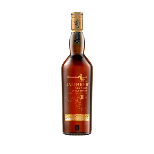 Talisker 30 Year Old Single Malt Scotch Whisky, 70cl - Bottle Front