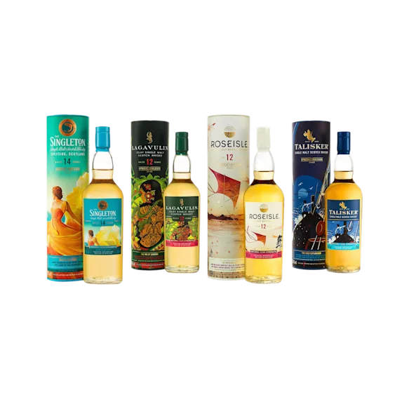 Special Release 2023 - Lagavulin, Talisker, Roseisle und Singleton, Single Malt Scotch Whisky, 4x20cl