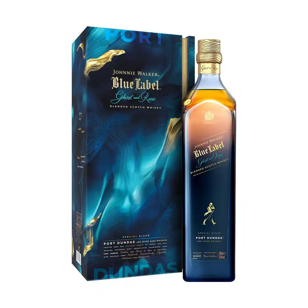 Johnnie Walker Blue Label Ghost And Rare Port Dundas Edition Blended Scotch Whisky 70cl