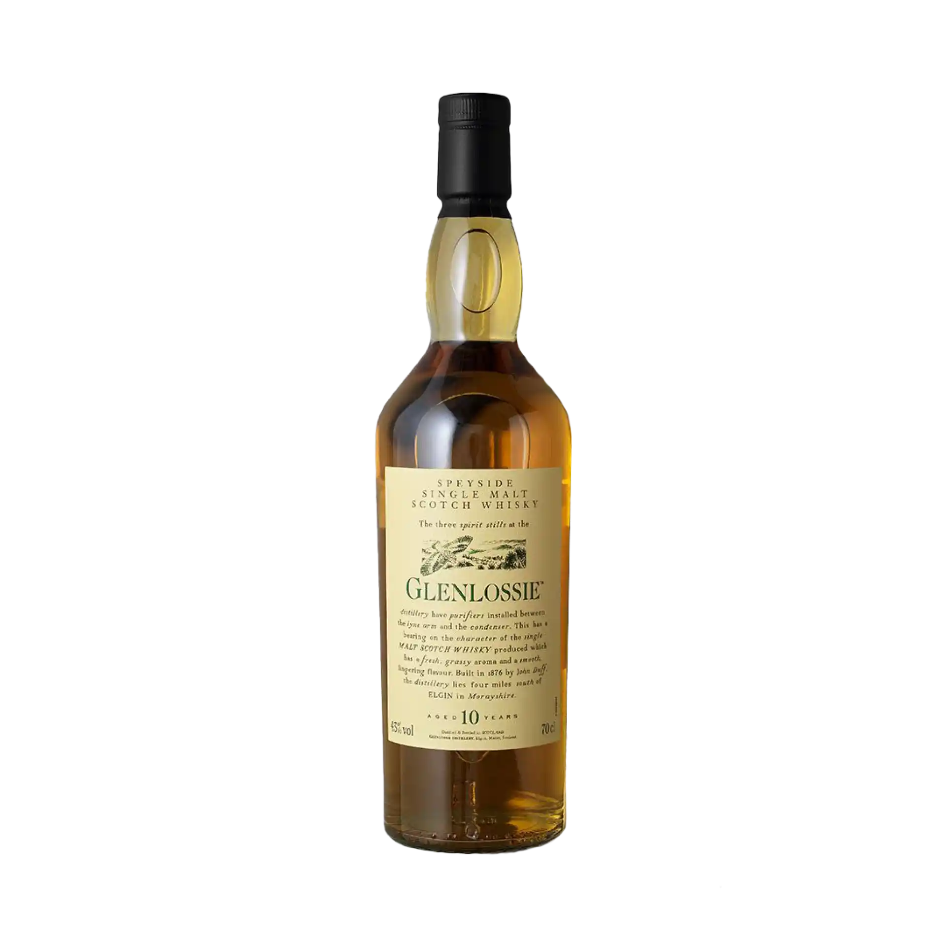 Glenlossie 10 Jahre alter Flora & Fauna Single Malt Whisky, 70cl