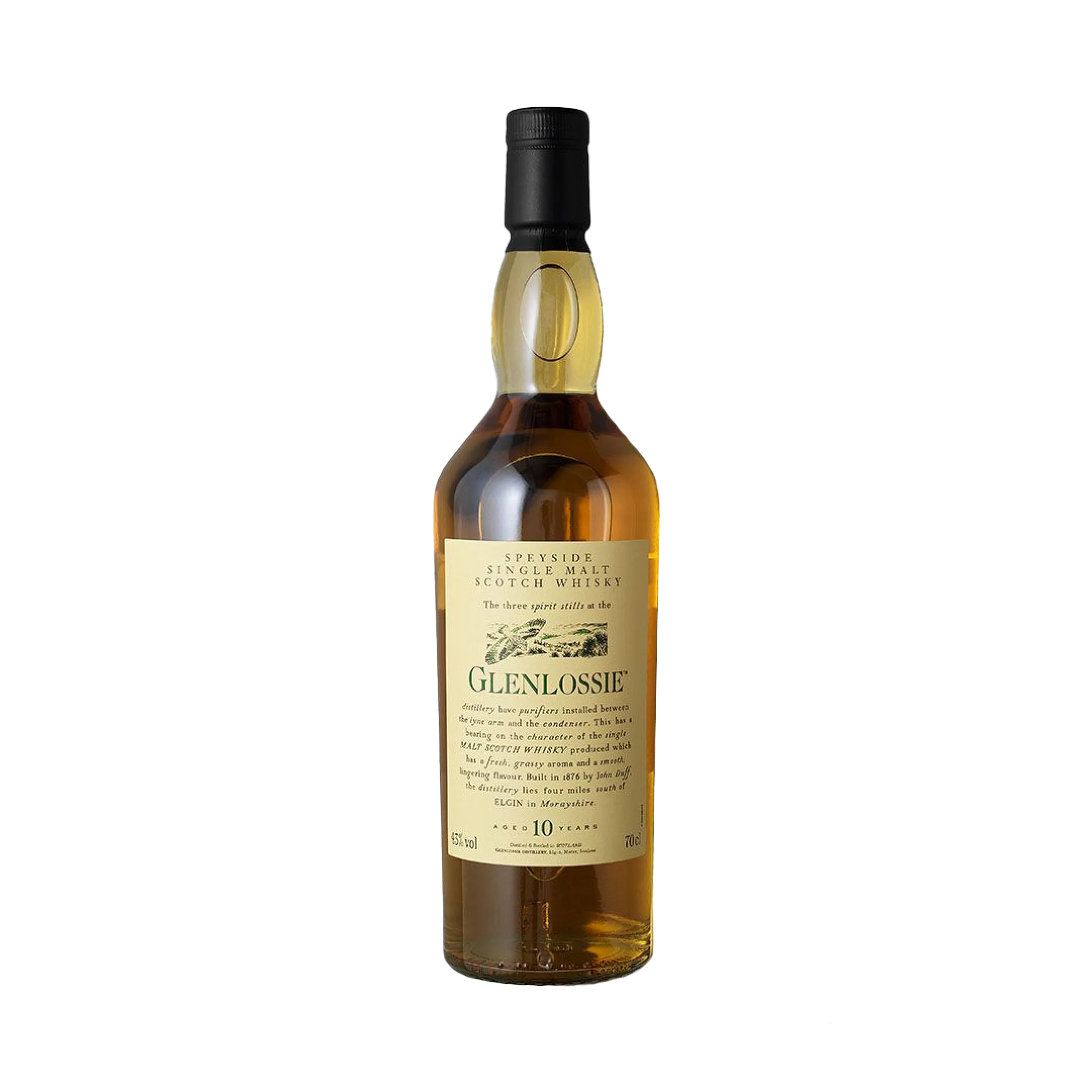 Shop Glenlossie 10 Year Old Flora and Fauna Glenlossie 10 Year Old Flora & Fauna Single Malt Whisky, 70cl