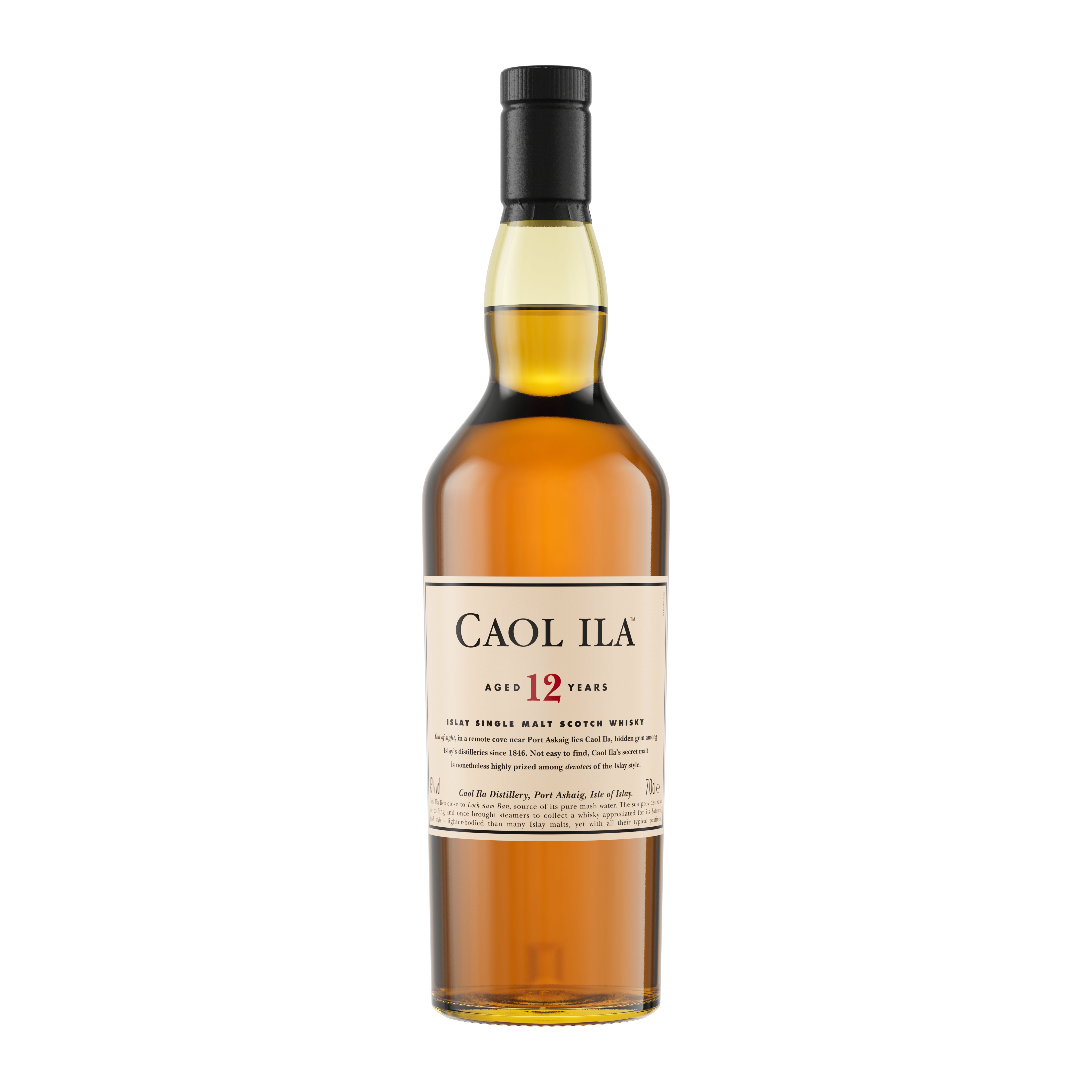 Caol Ila 12 Year Old Single Malt Scotch Whisky, 70cl