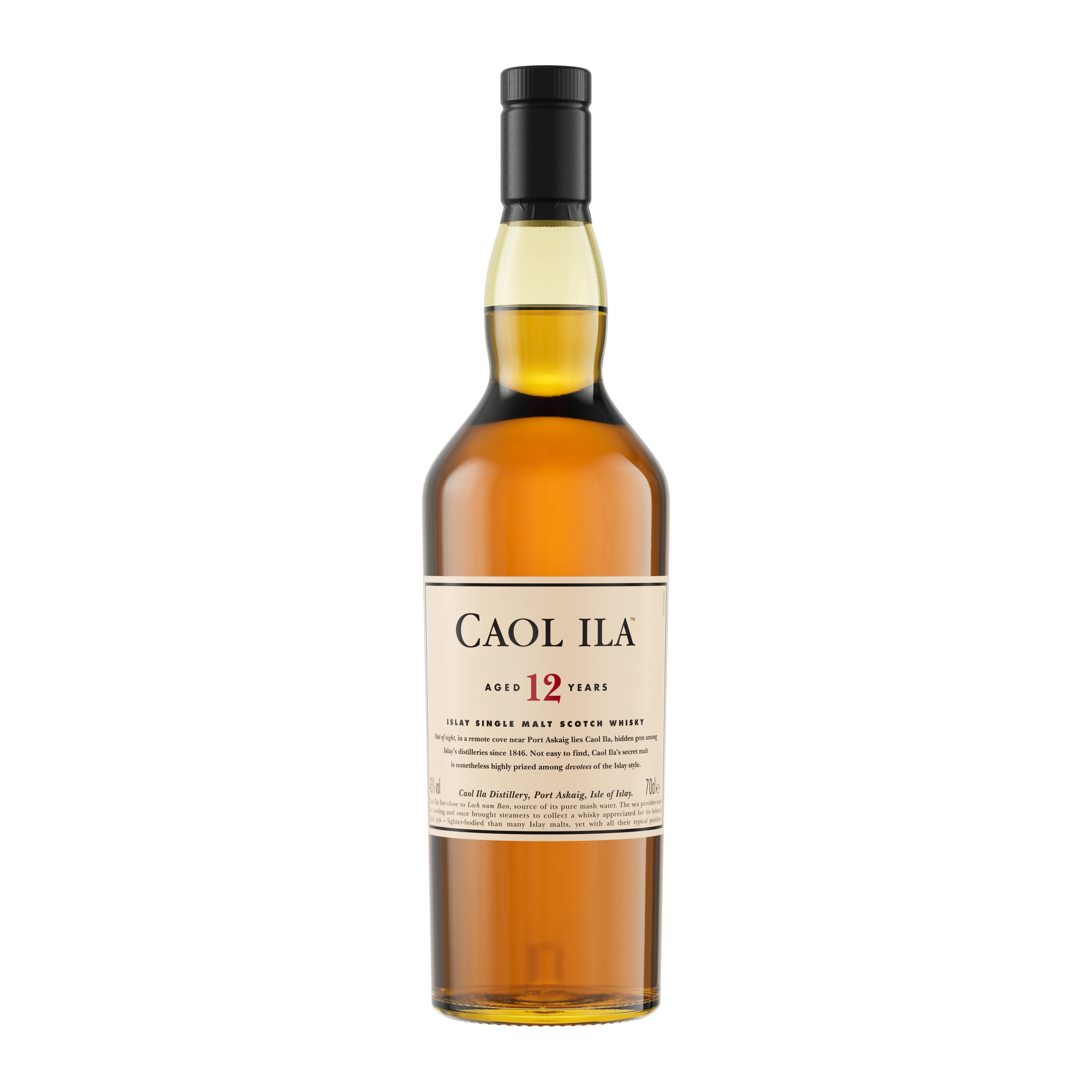 Caol Ila 12 Year Old Single Malt Scotch Whisky, 70cl