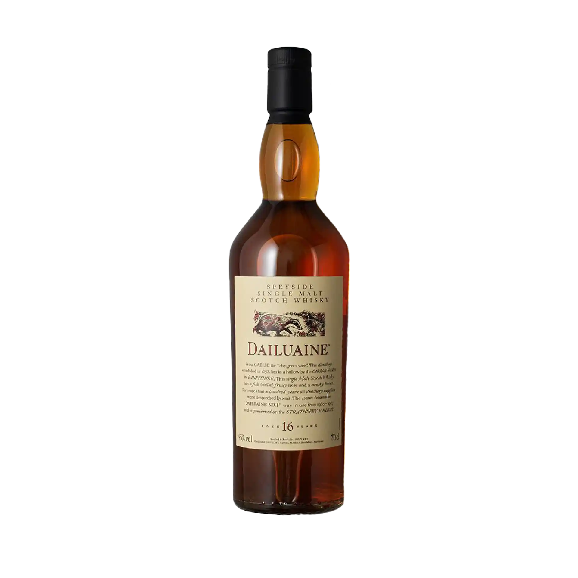 Dailuaine 16 Jahre alter Flora & Fauna Single Malt Whisky, 70cl