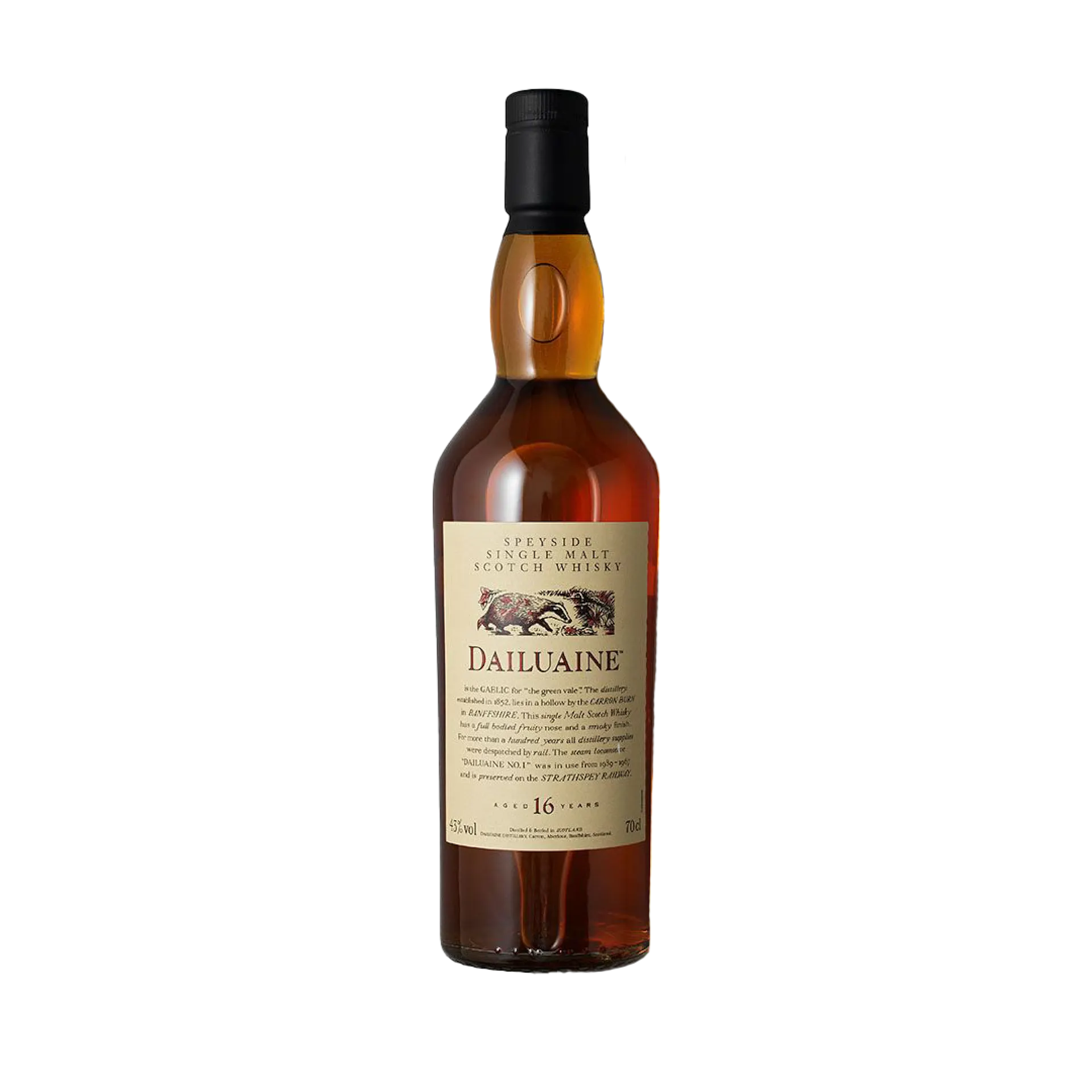 Dailuaine 16 Year Old Flora & Fauna Single Malt Whisky, 70cl