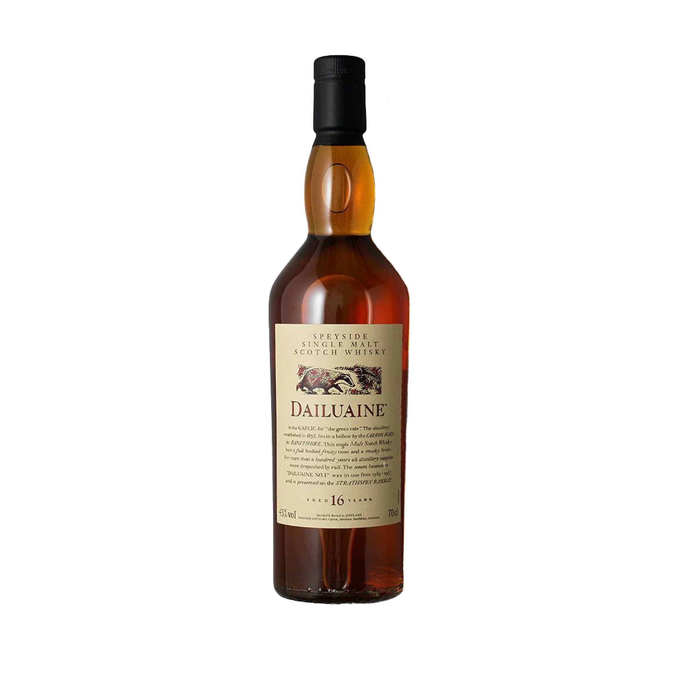 Dailuaine 16 Year Old Flora & Fauna Single Malt Whisky, 70cl