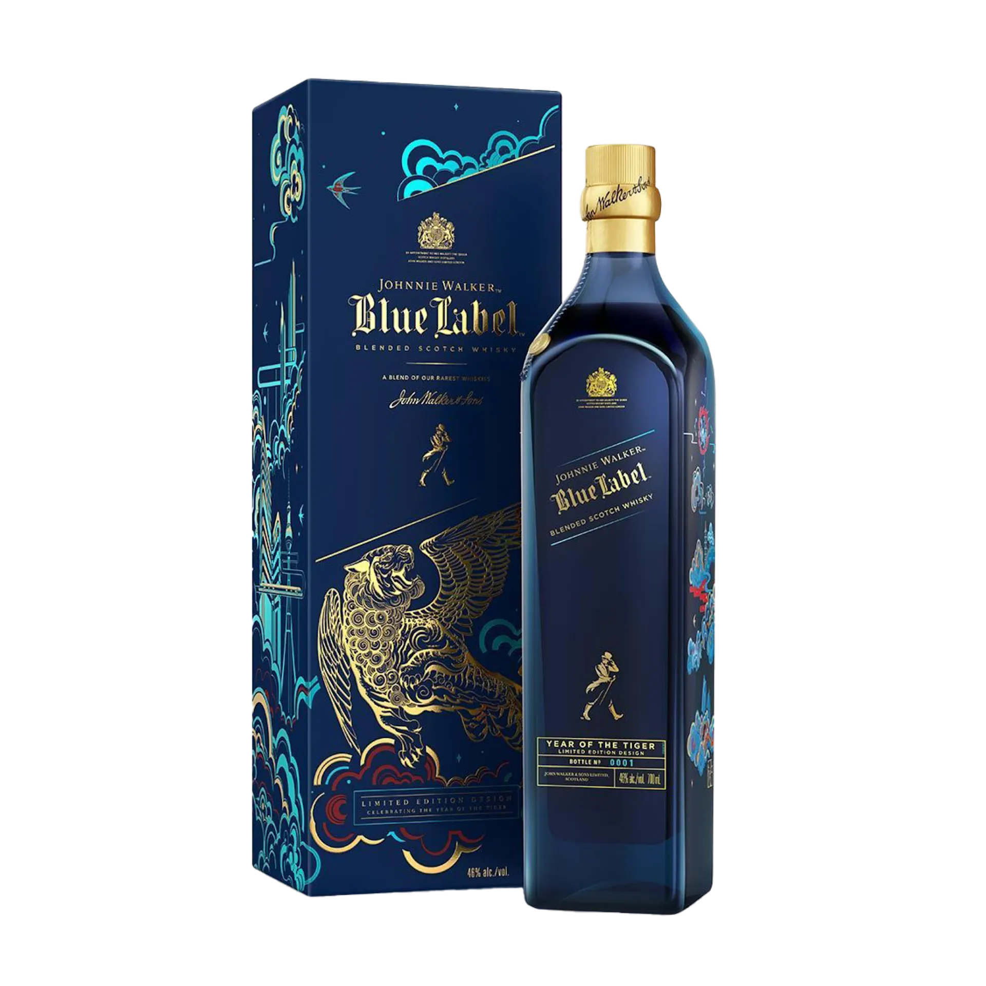 Johnnie Walker Blue Label Year of the Tiger Blended Scotch Whisky, 70cl