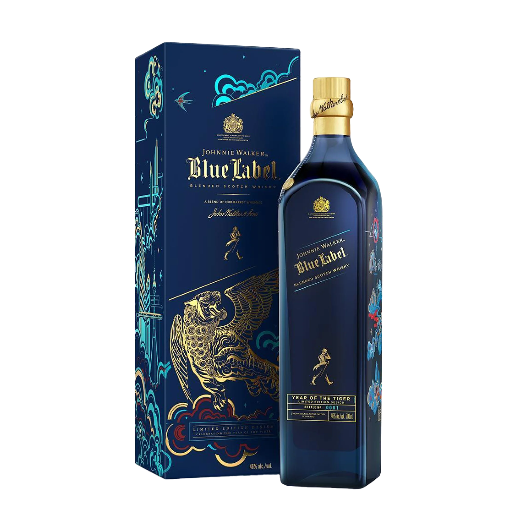 Johnnie Walker Blue Label Year of the Tiger Blended Scotch Whisky, 70cl