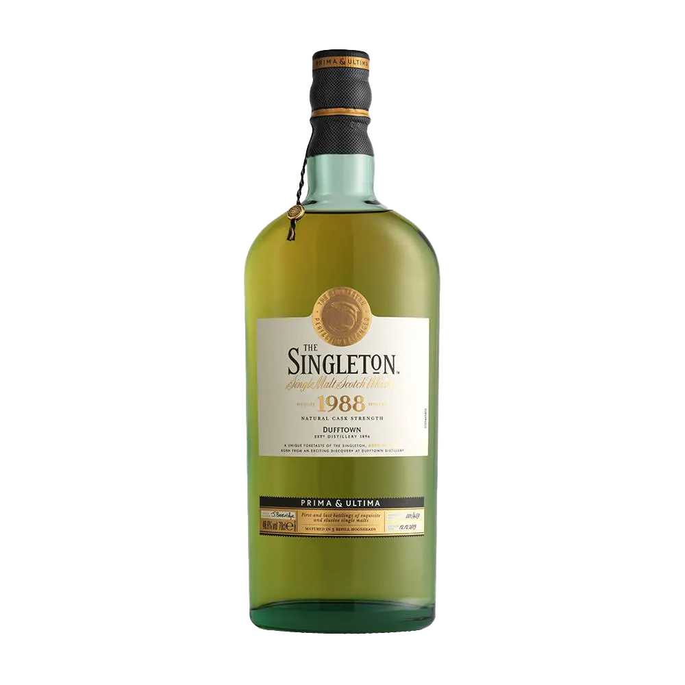 The Singleton of Dufftown, 1988 Single Malt Scotch Whisky Prima & Ultima First Release Front of Bottle