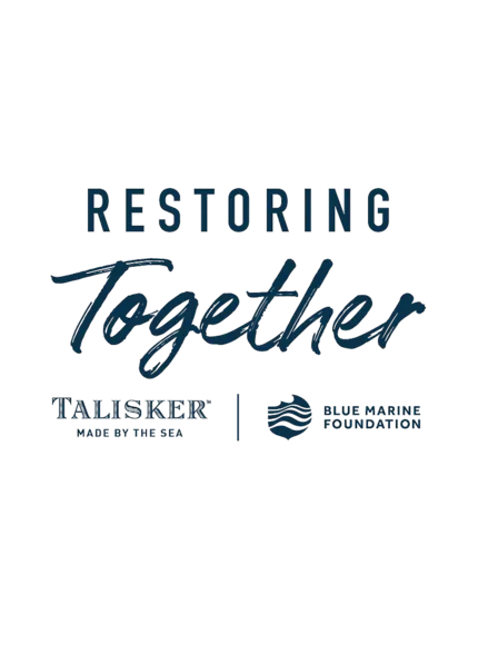 Talisker The Wild Blue en Blue Marine Foundation partnerschapslogo