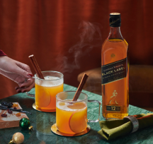 GoldenBlend&Johnnie WalkerBlackLabelセット Johnnie Walker Collection Pack 4x200ml Set Black, Gold, 18