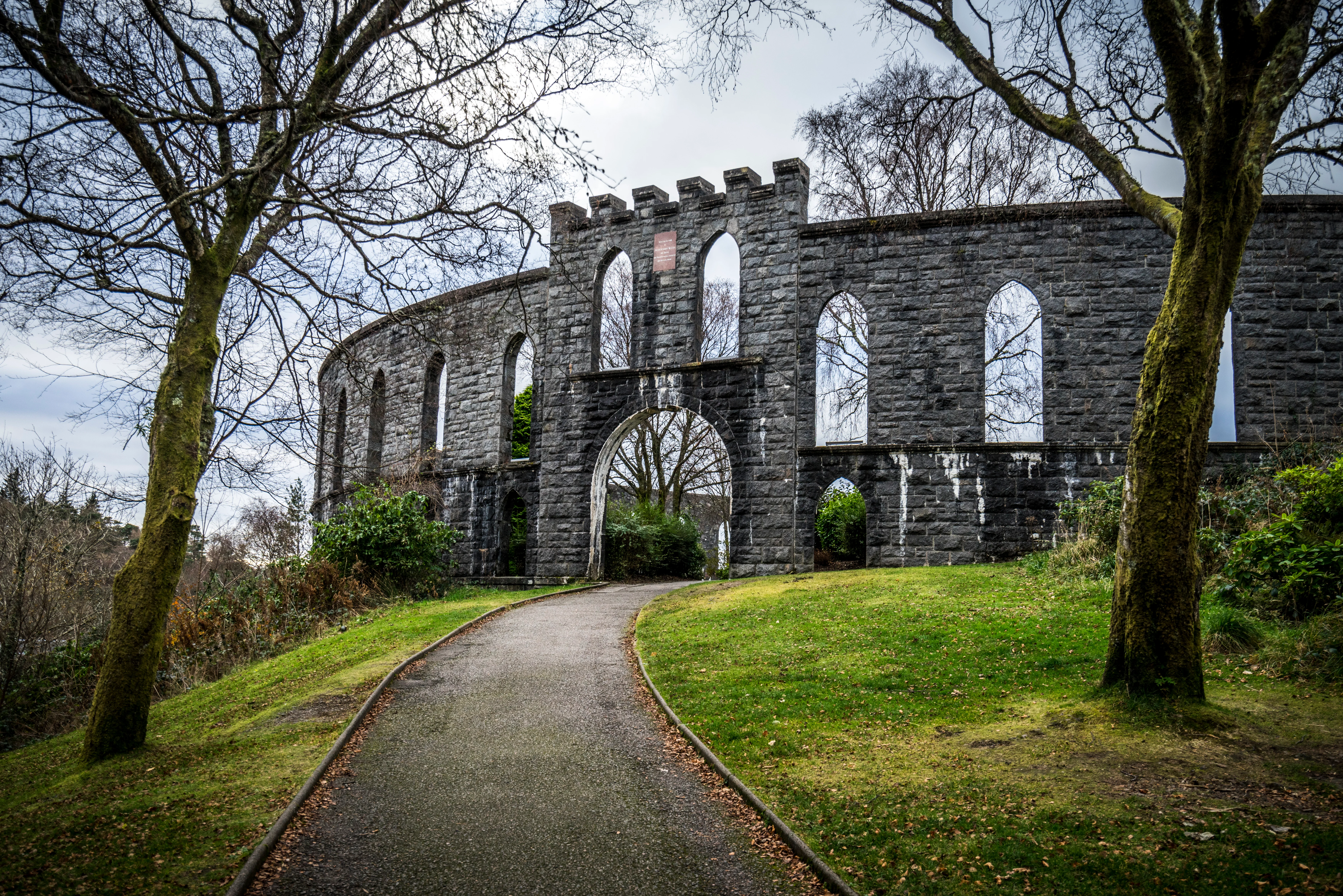McCaig's Tower is a Roman-style colosseum sitting on top of a hill overlooking Oban
