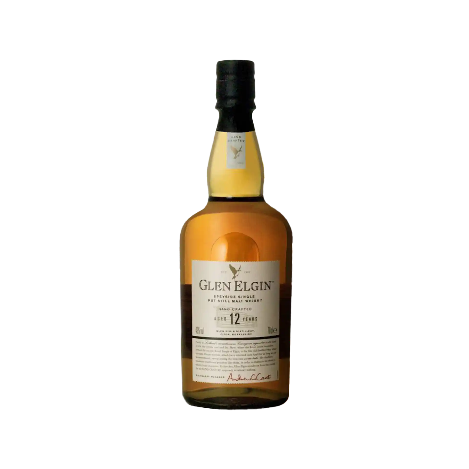 Glen Elgin 12 Year Old Single Malt Scotch Whisky, 70cl