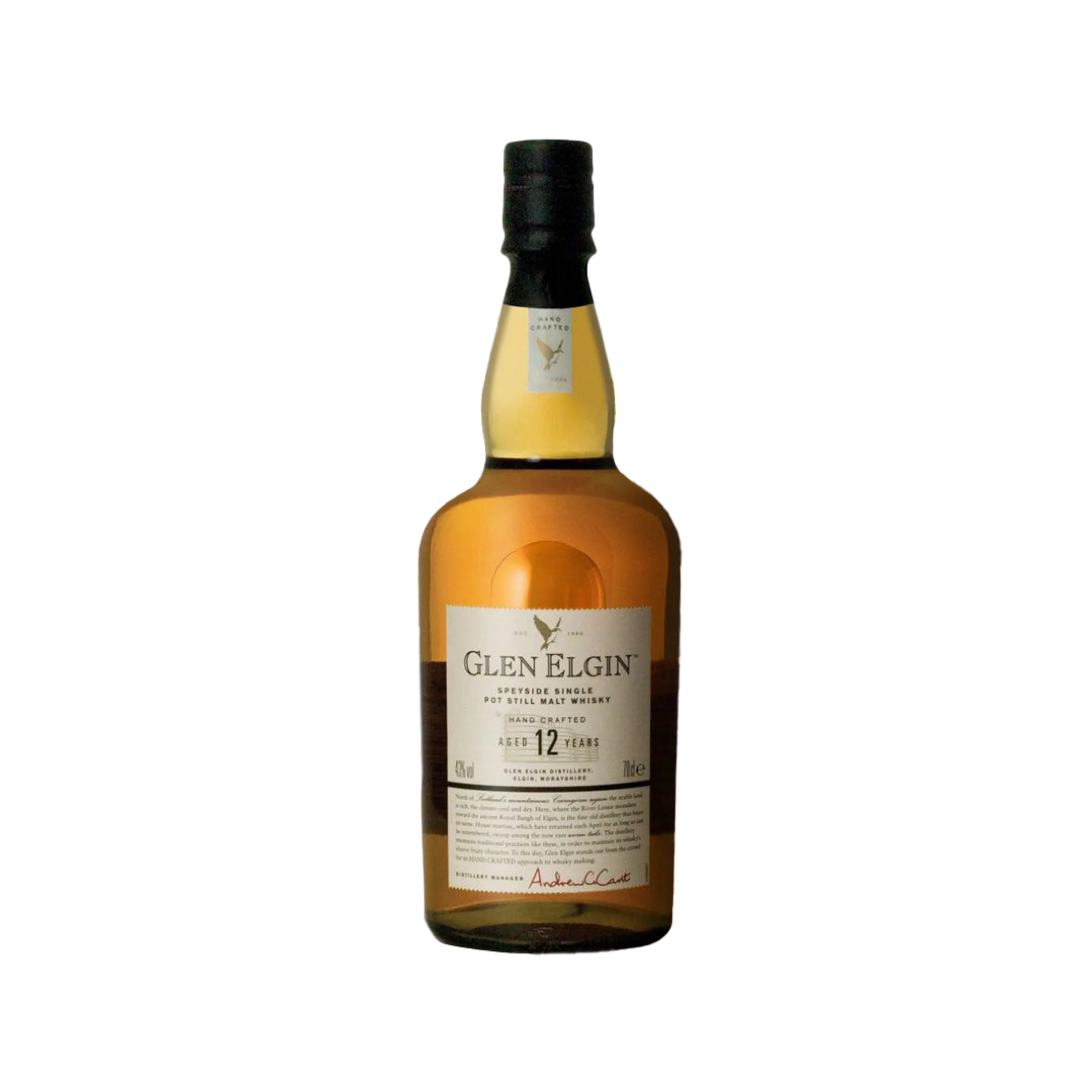 Glen Elgin 12 Jahre alter Single Malt Scotch Whisky, 70cl