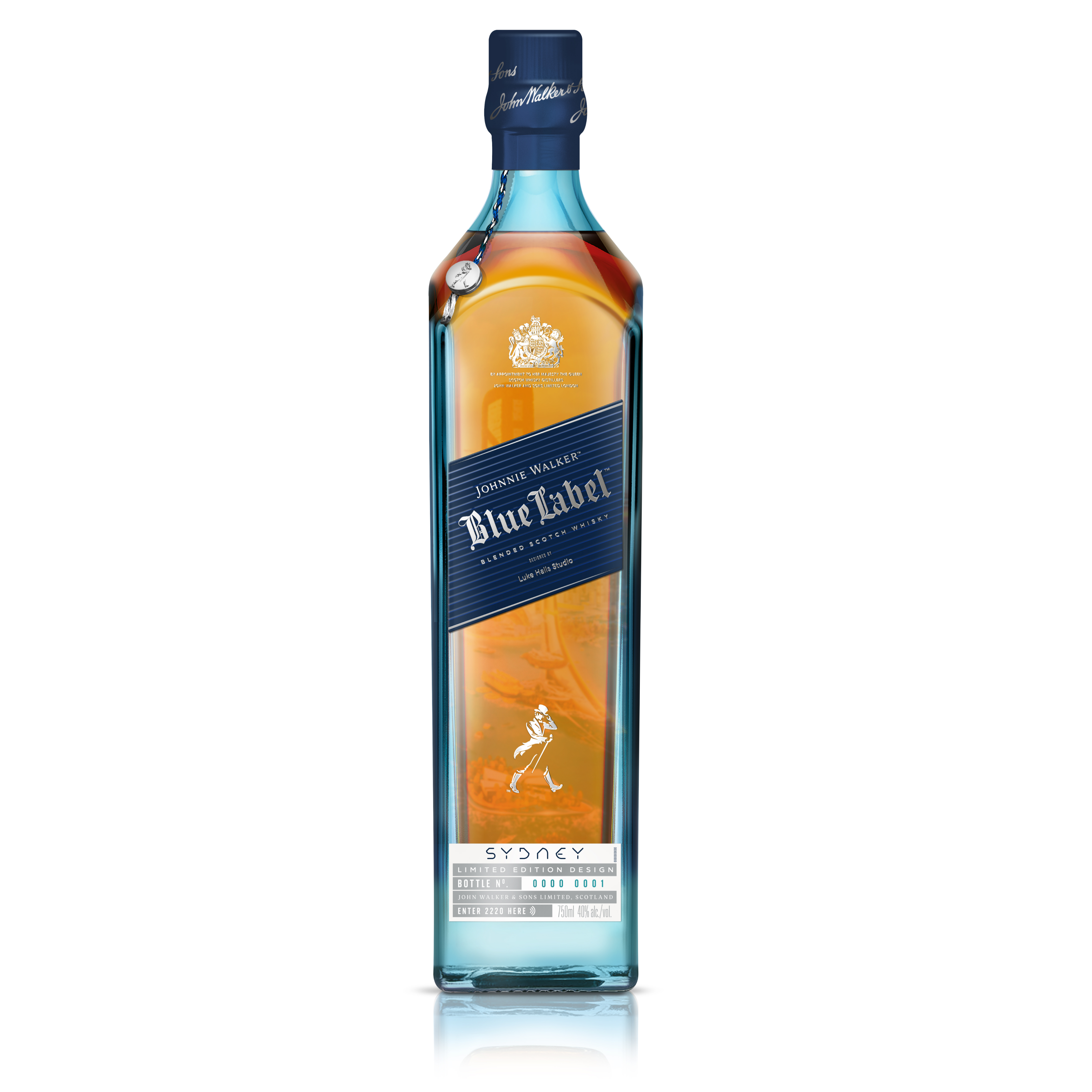 Johnnie Walker Blue Label Cities of the Future 2220 Blended Scotch Whisky - Sydney Edition, 750ml