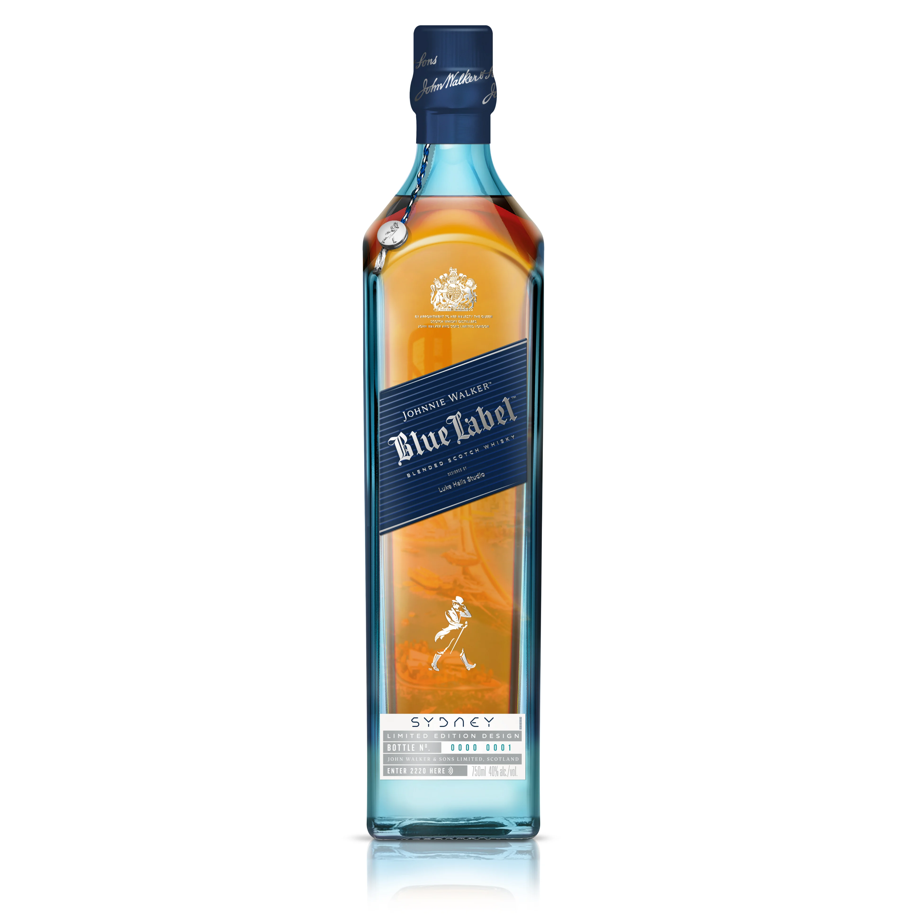 Johnnie Walker Blue Label Cities of the Future 2220 Blended Scotch Whisky - Sydney Edition, 750ml
