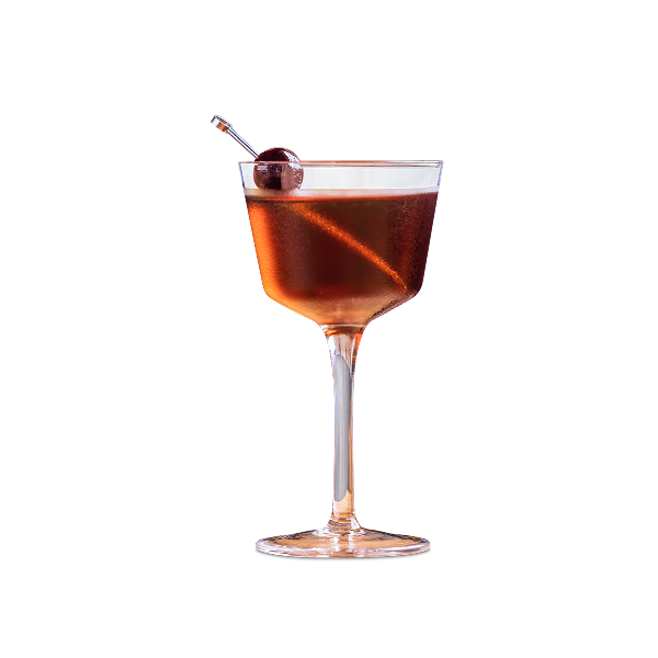 Manhattan Cocktail in a glass