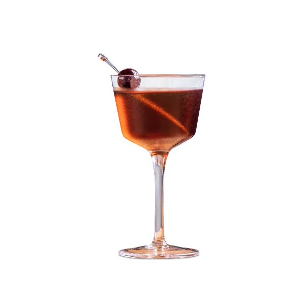 Manhattan Cocktail in a glass