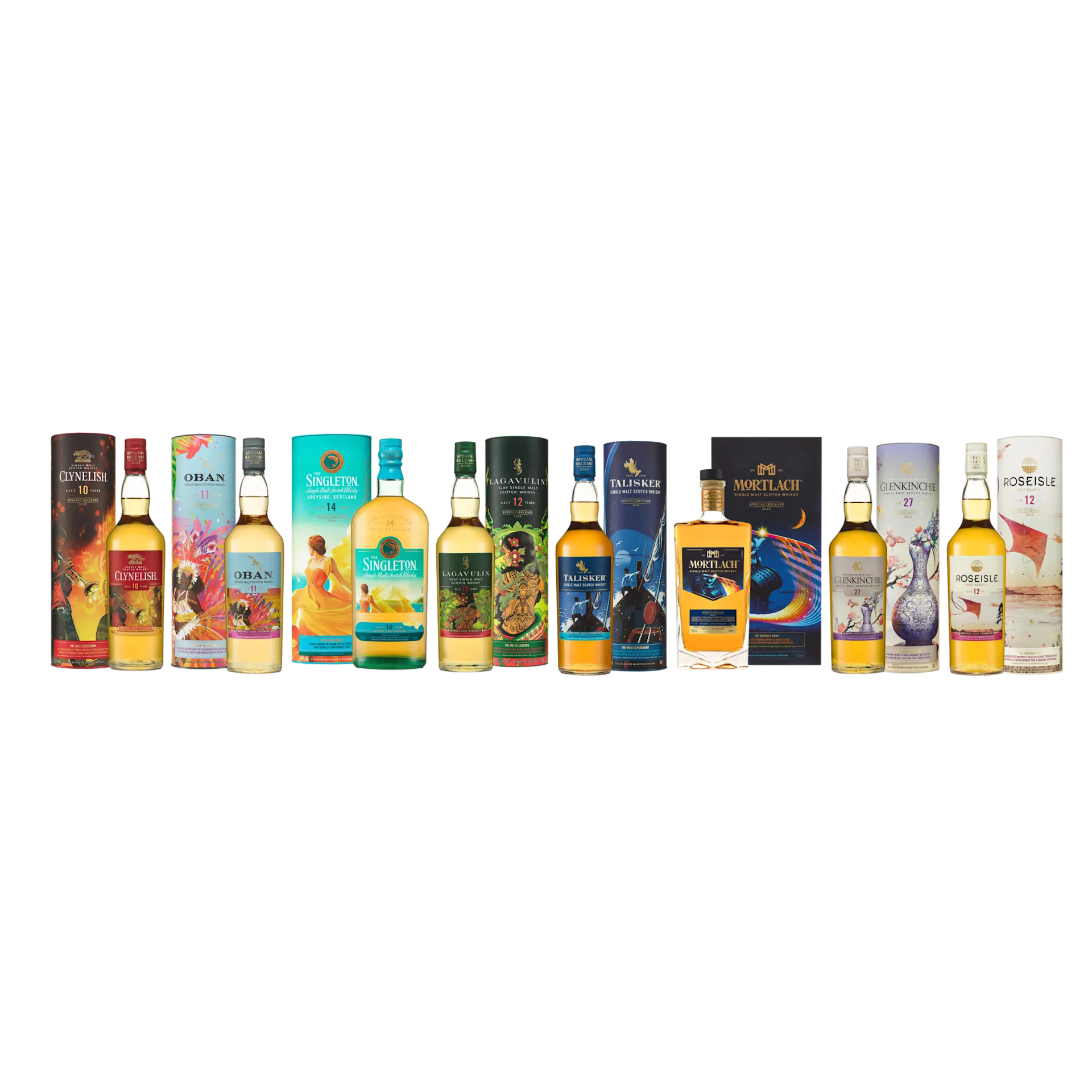 Special Release 2023 Collection - Single Malt Scotch Whisky, 8x70cl