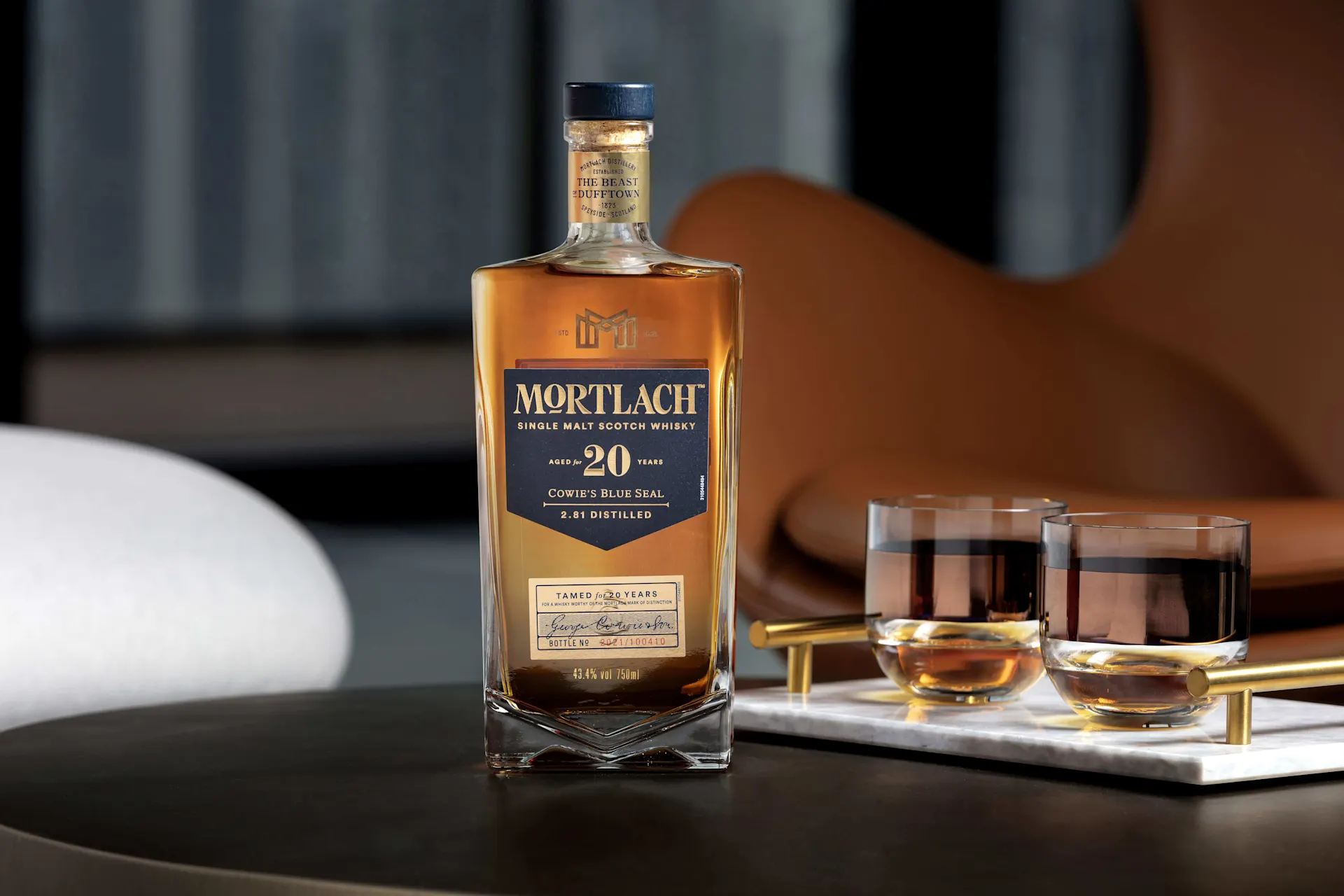 Mortlach 20 Years Old Single Malt Scotch Whisky-Cowies Seal