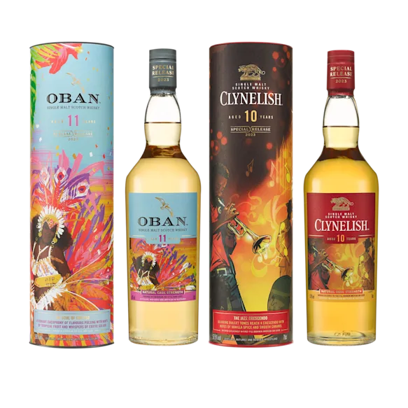 Oban 11 & Clynelish 10 Year Old Special Release 2023 Single Malt Scotch Whisky, 2x70cl