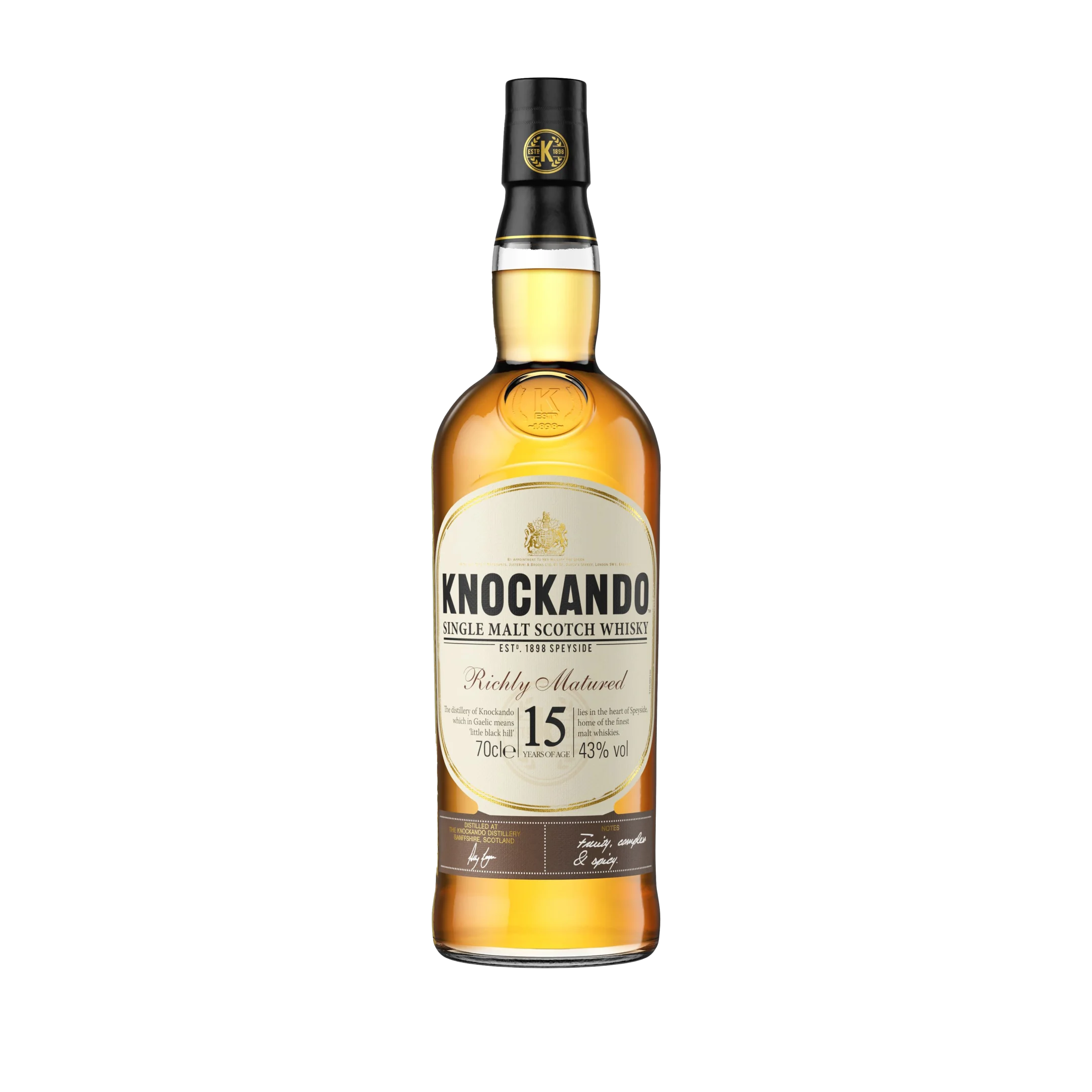 Knockando 15 Jaar Oude Single Malt Scotch Whisky 70cl
