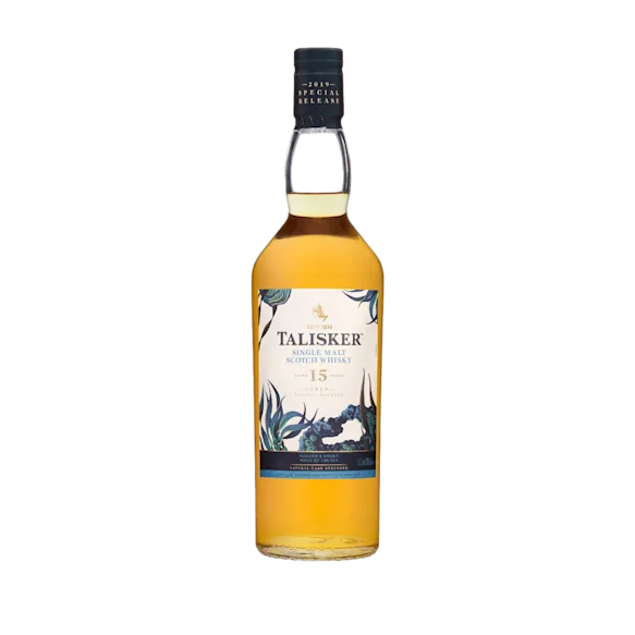 Talisker 15 Year Old Single Malt Scotch Whisky bottle