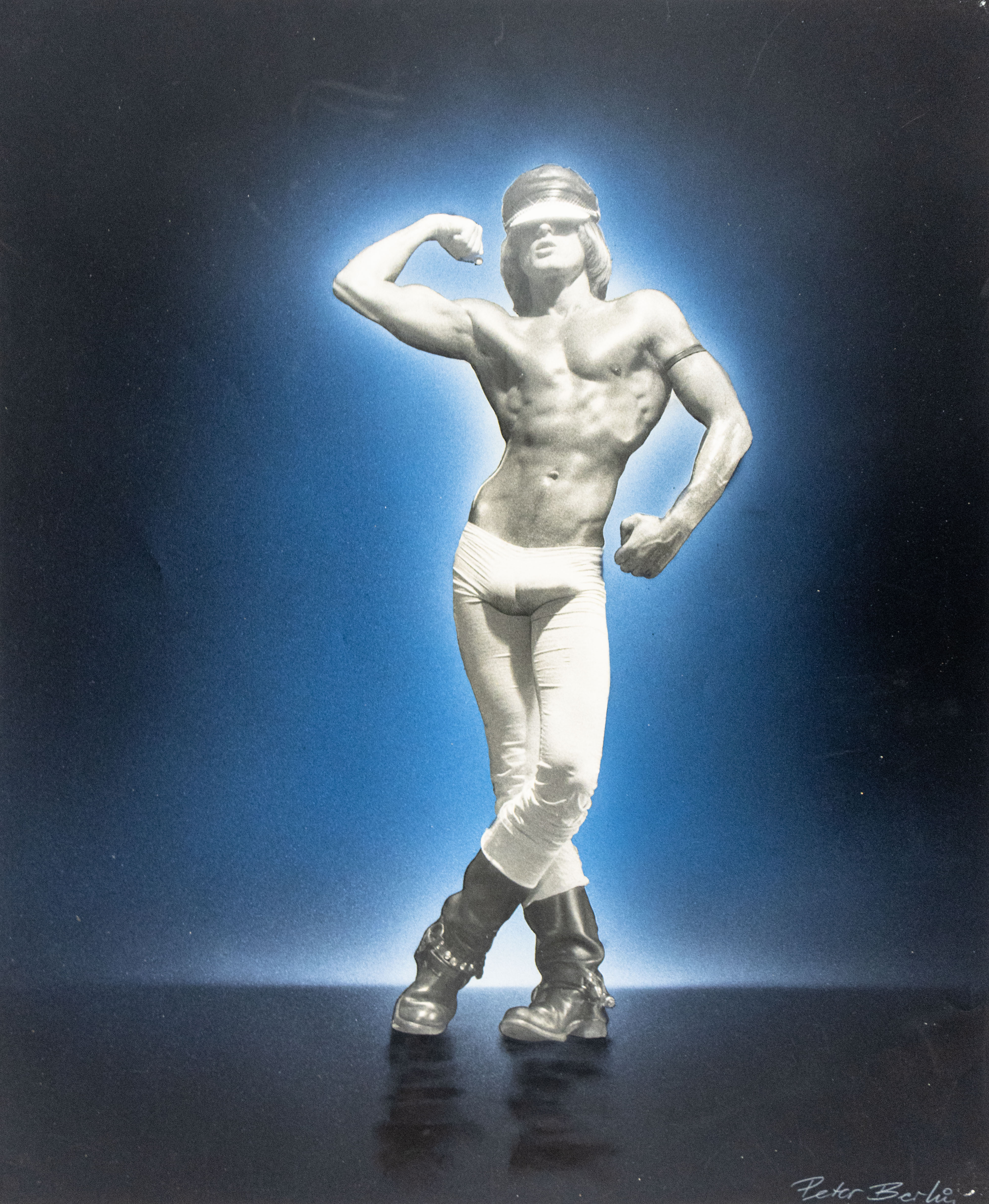 Berlin Self Portrait Flexing Bicep