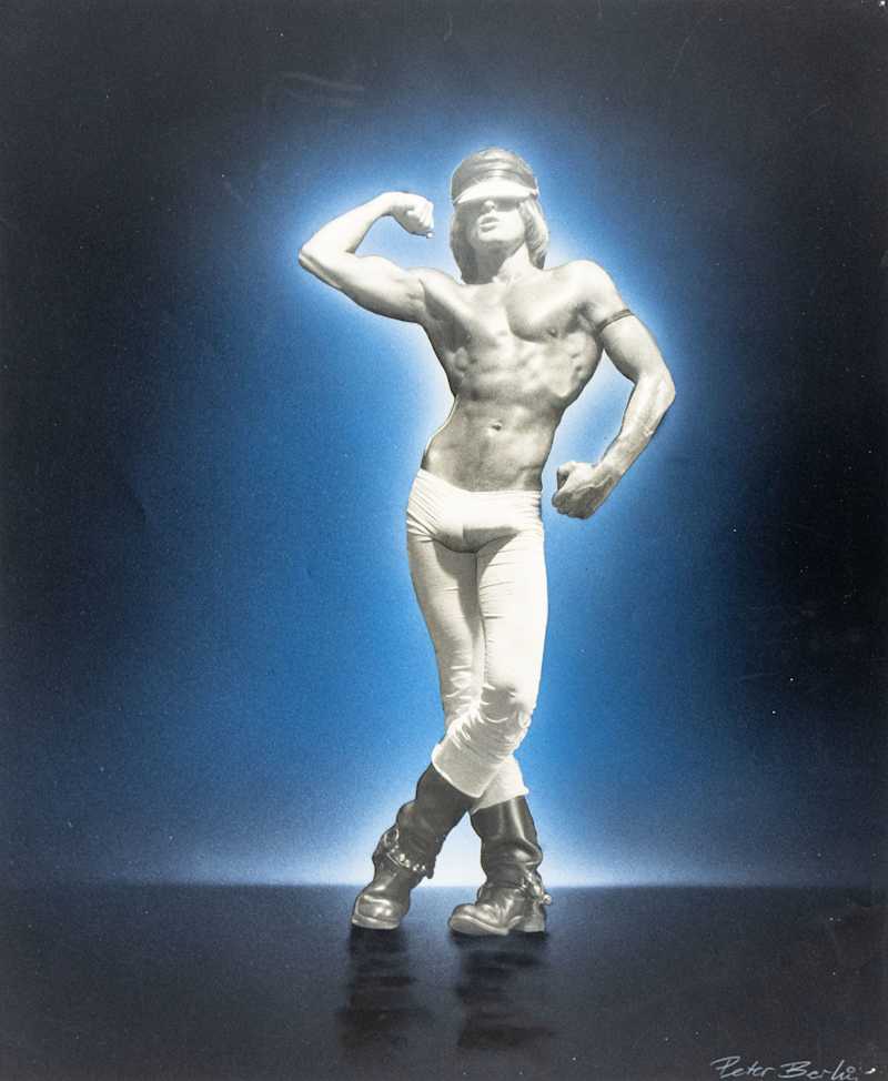 Berlin Self Portrait Flexing Bicep