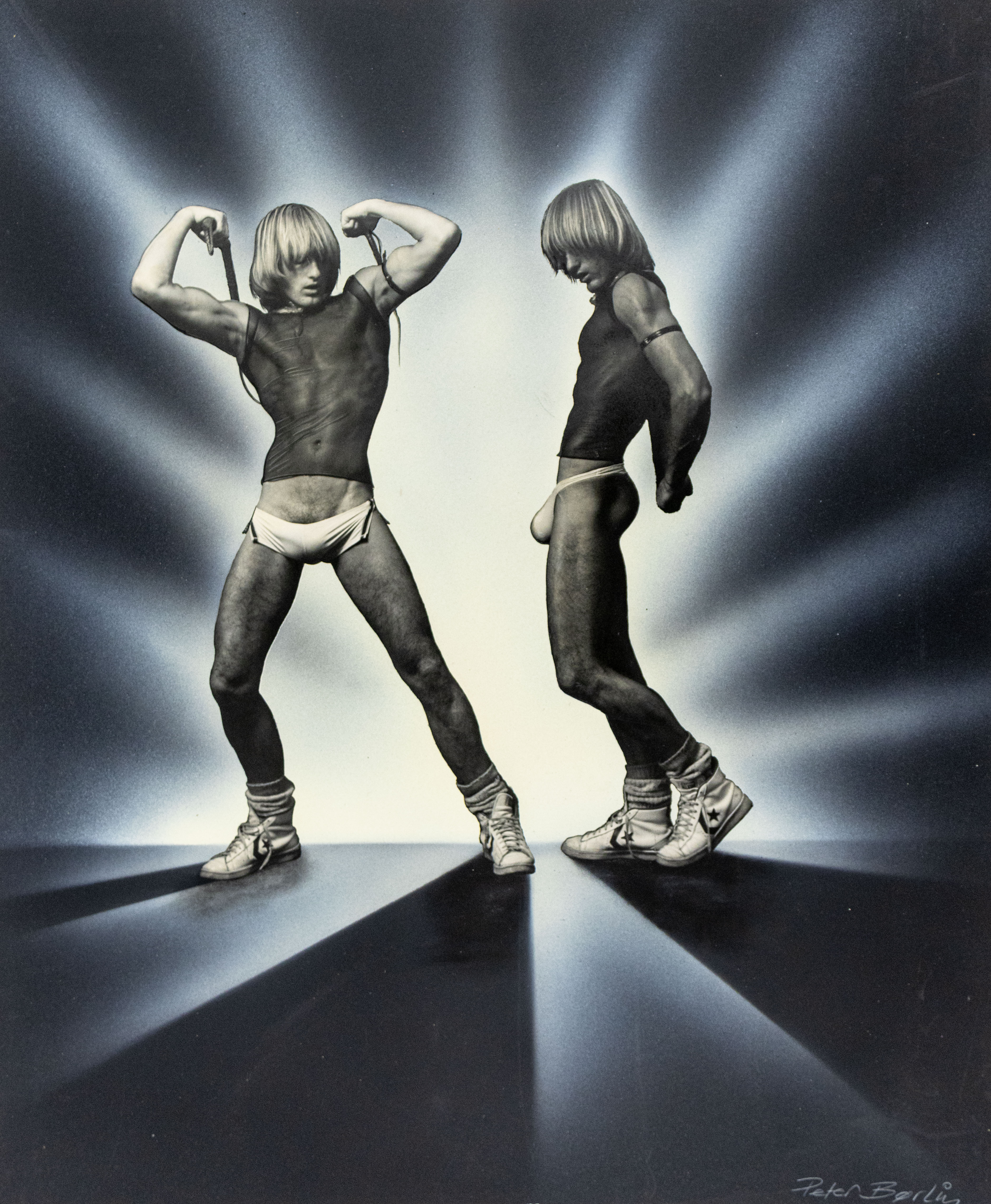 Berlin Double Self Portrait with High Top Converse